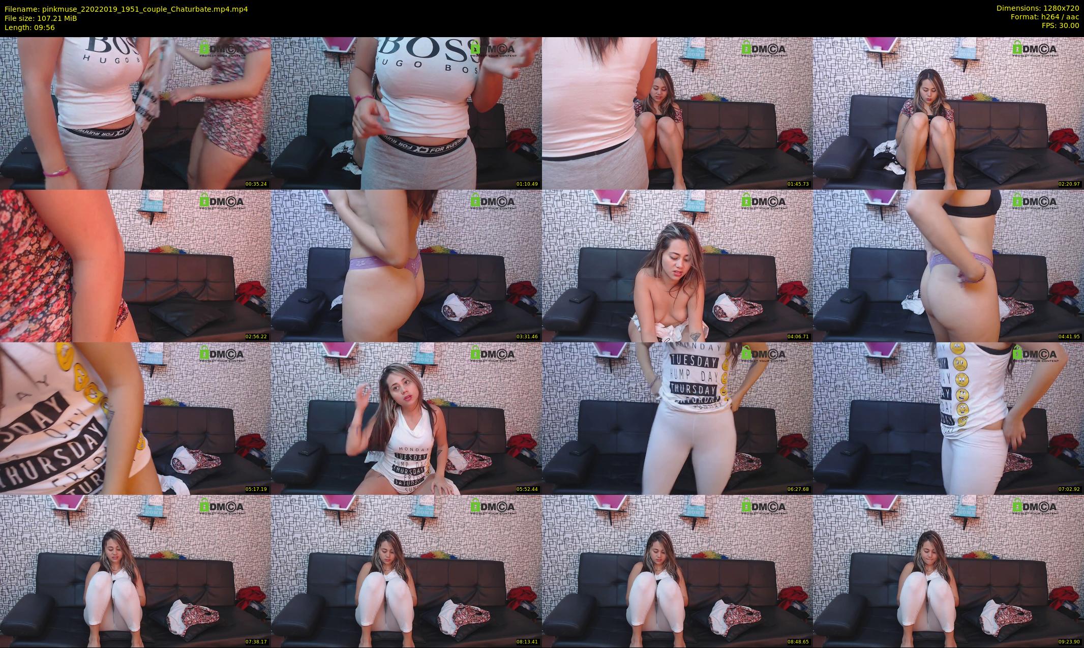 pinkmuse — 10 minute Chaturbate couple cam show recording, 720p, Feb 22, 2019