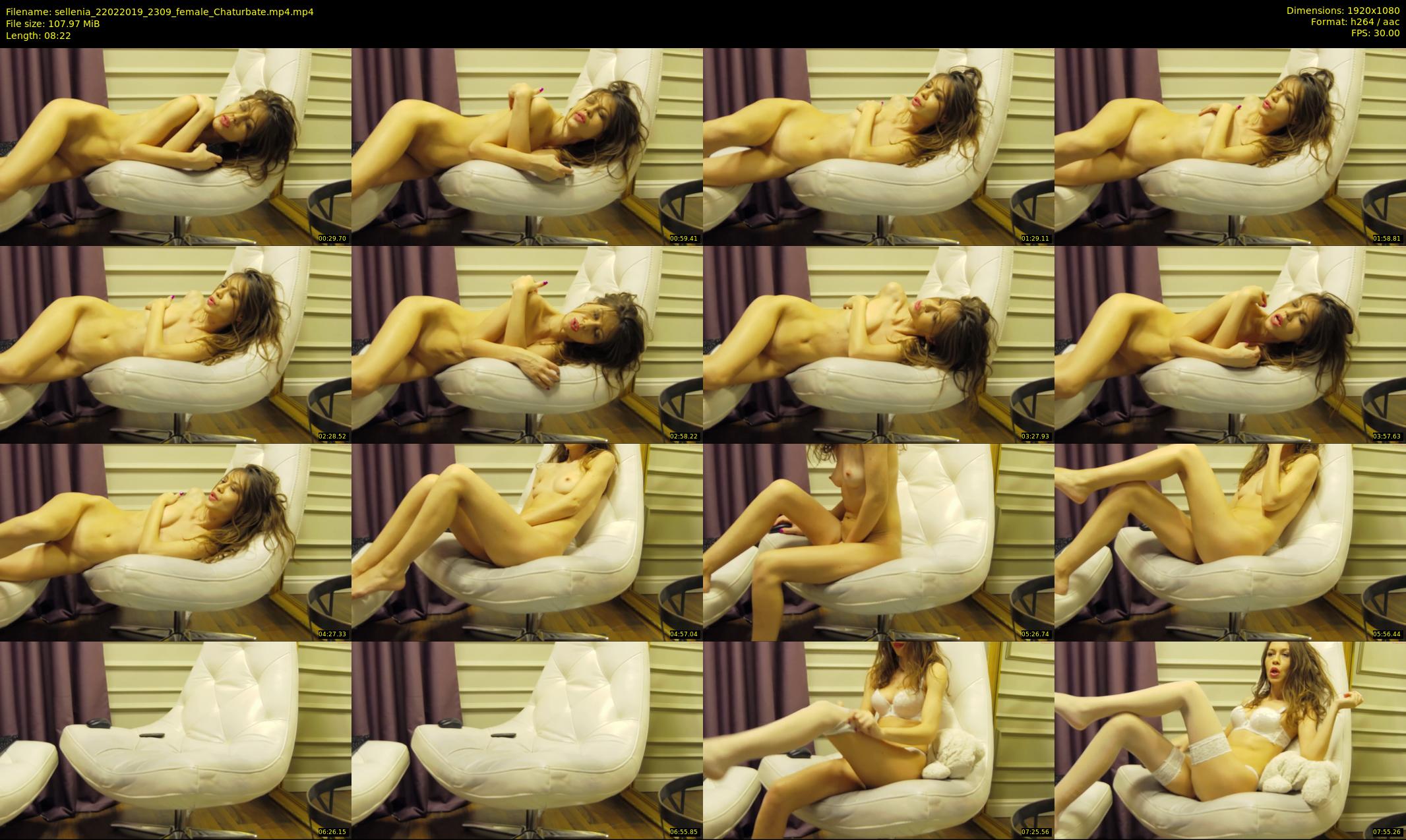 sellenia — 9 minute Chaturbate female cam show recording, 1080p, Feb 22, 2019