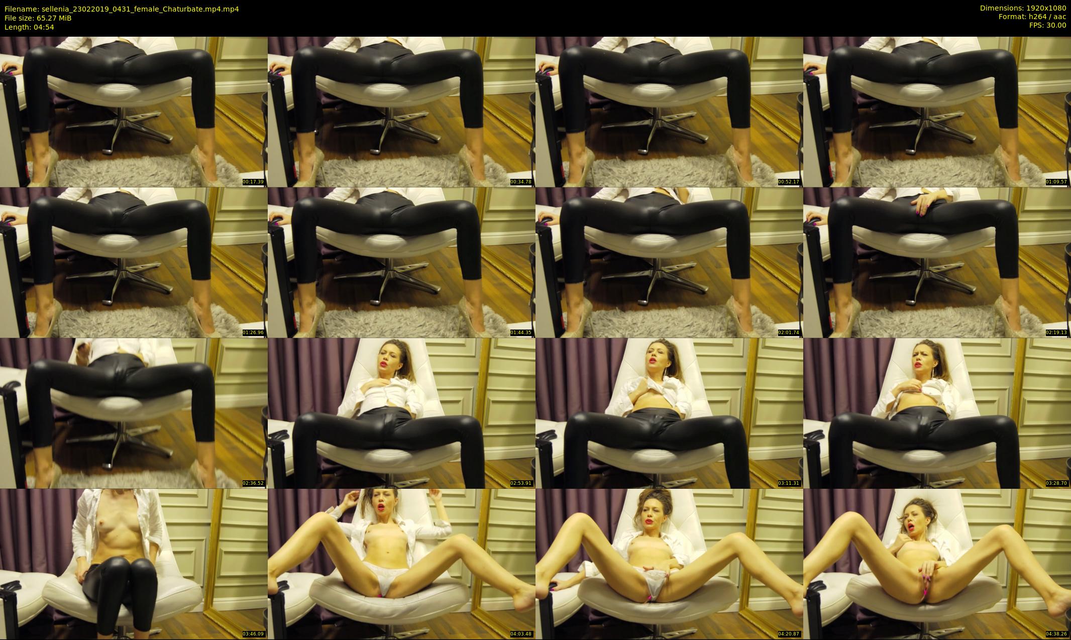 sellenia — 5 minute Chaturbate female cam show recording, 1080p, Feb 23, 2019