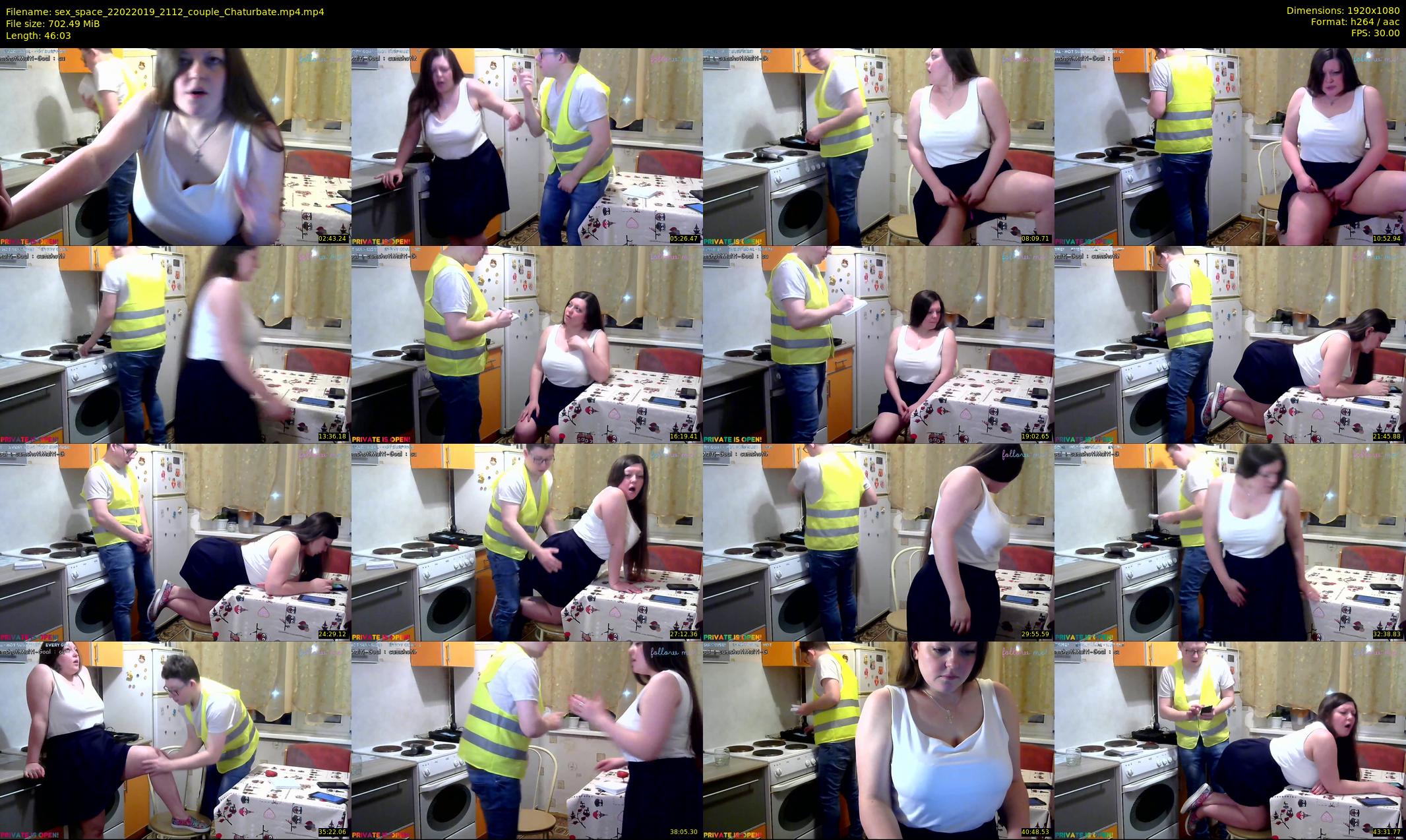 sex_space — 47 minute Chaturbate couple cam show recording, 1080p, Feb 22, 2019