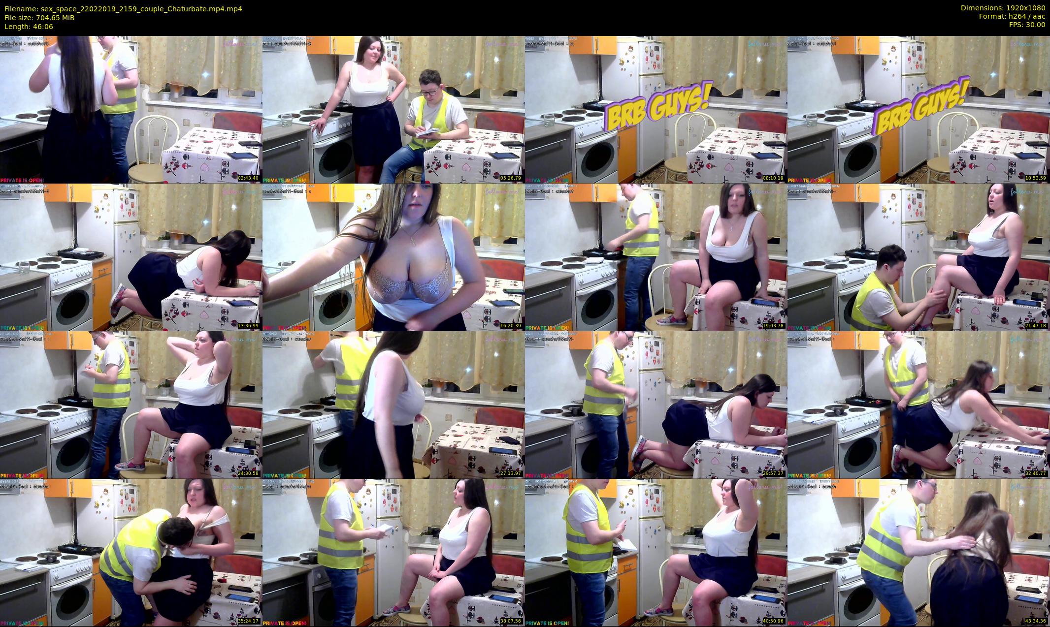 sex_space — 47 minute Chaturbate couple cam show recording, 1080p, Feb 22, 2019