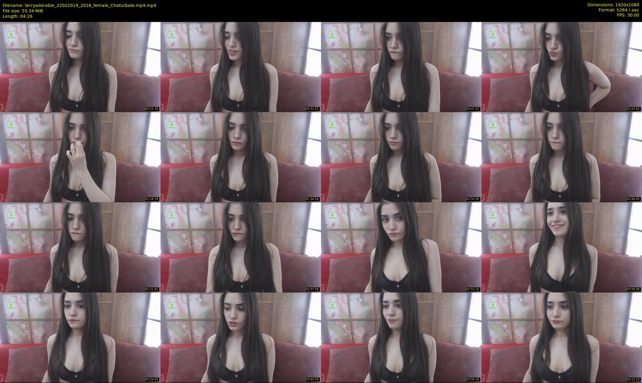 terryadorable — 5 minute Chaturbate female cam show recording, 1080p, Feb 22, 2019