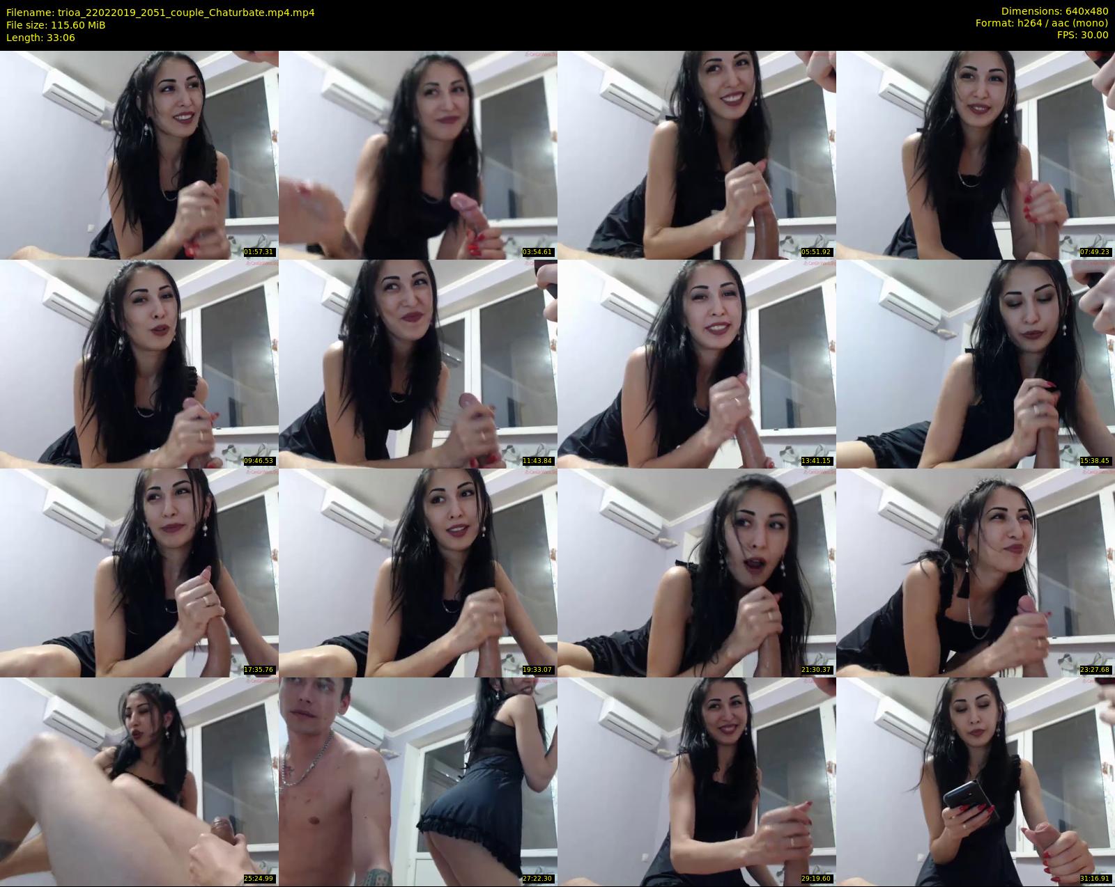 trioa — 34 minute Chaturbate couple cam show recording, 480p, Feb 22, 2019