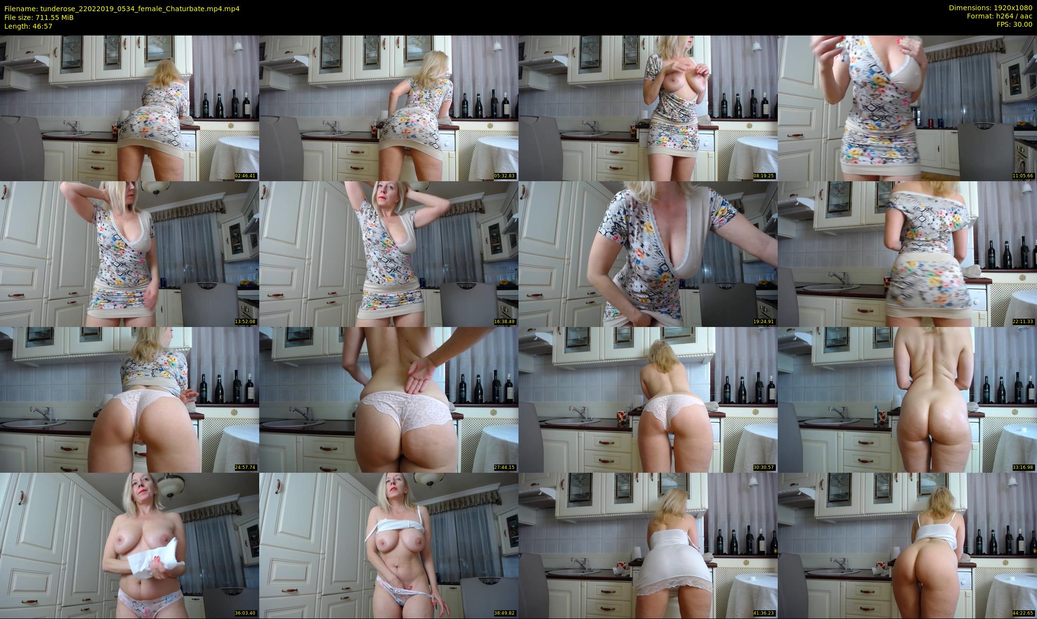 tunderose — 47 minute Chaturbate female cam show recording, 1080p, Feb 22, 2019