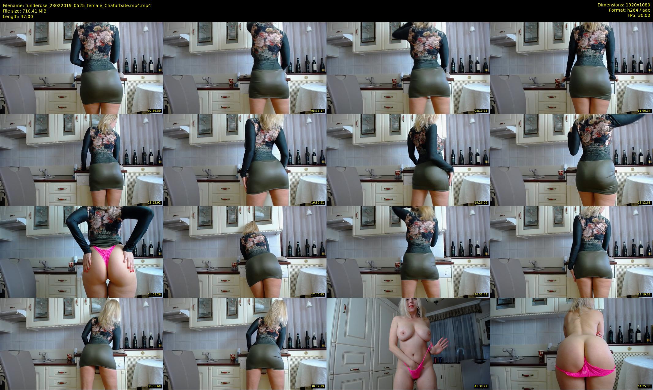 tunderose — 47 minute Chaturbate female cam show recording, 1080p, Feb 23, 2019