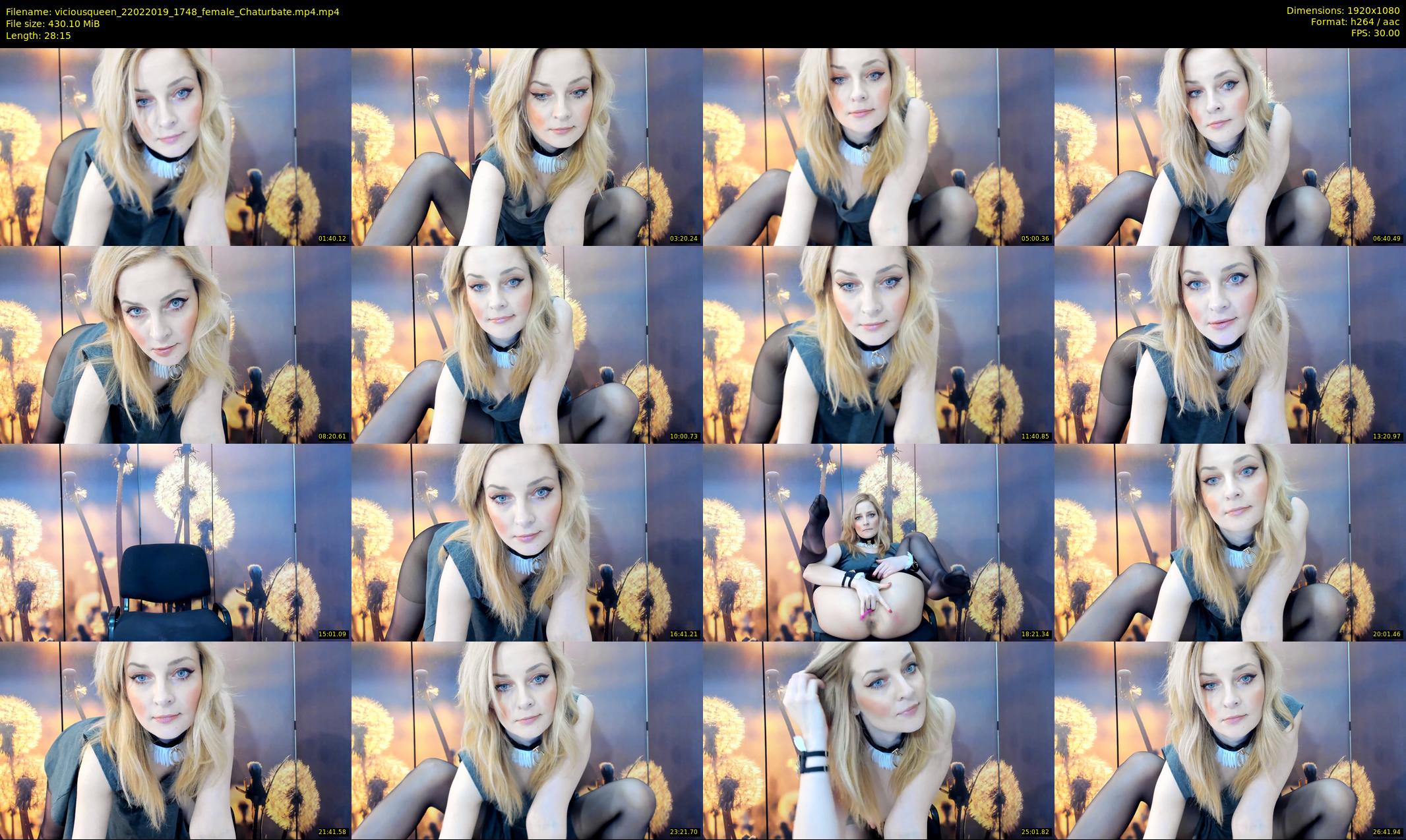 viciousqueen — 29 minute Chaturbate female cam show recording, 1080p, Feb 22, 2019