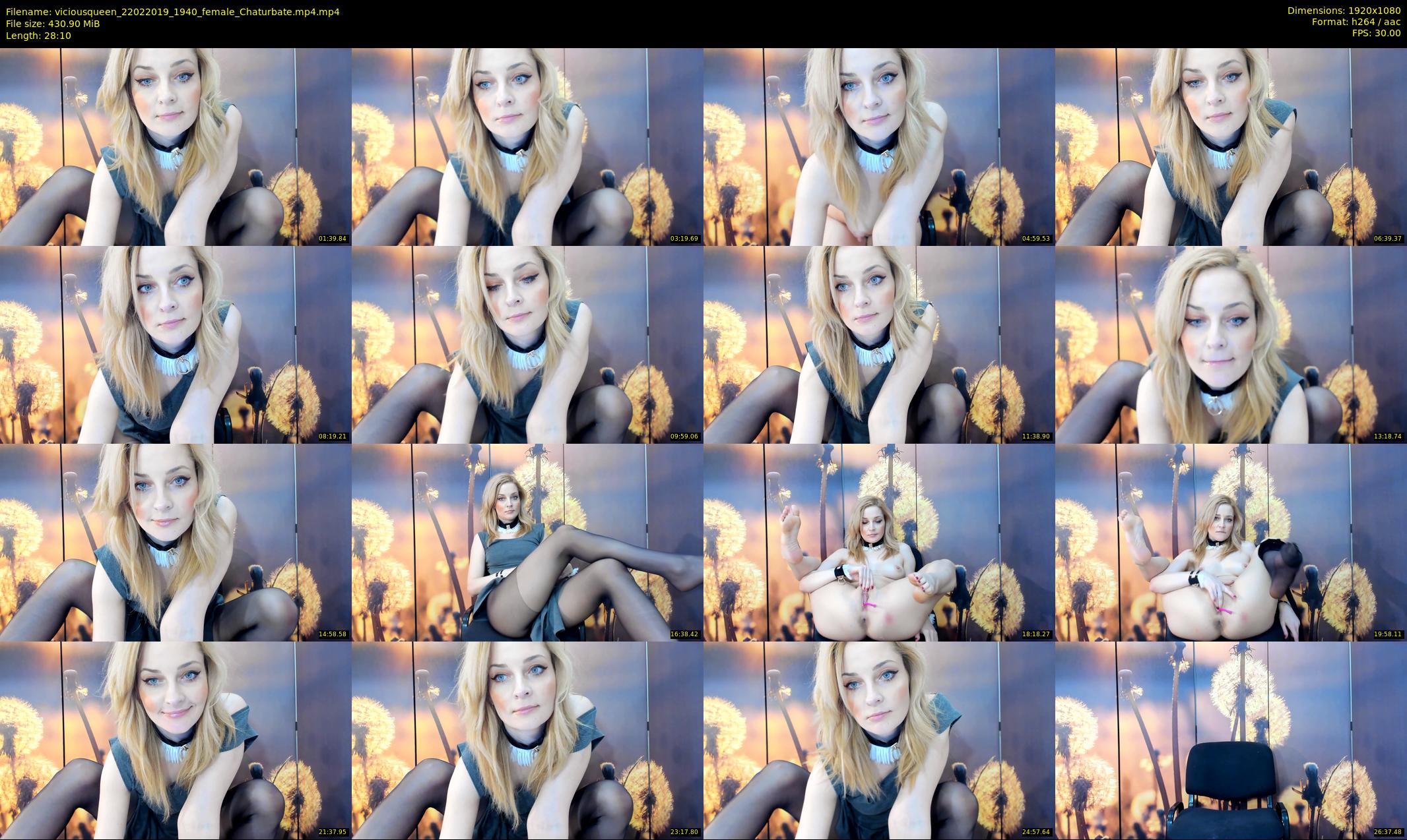 viciousqueen — 29 minute Chaturbate female cam show recording, 1080p, Feb 22, 2019