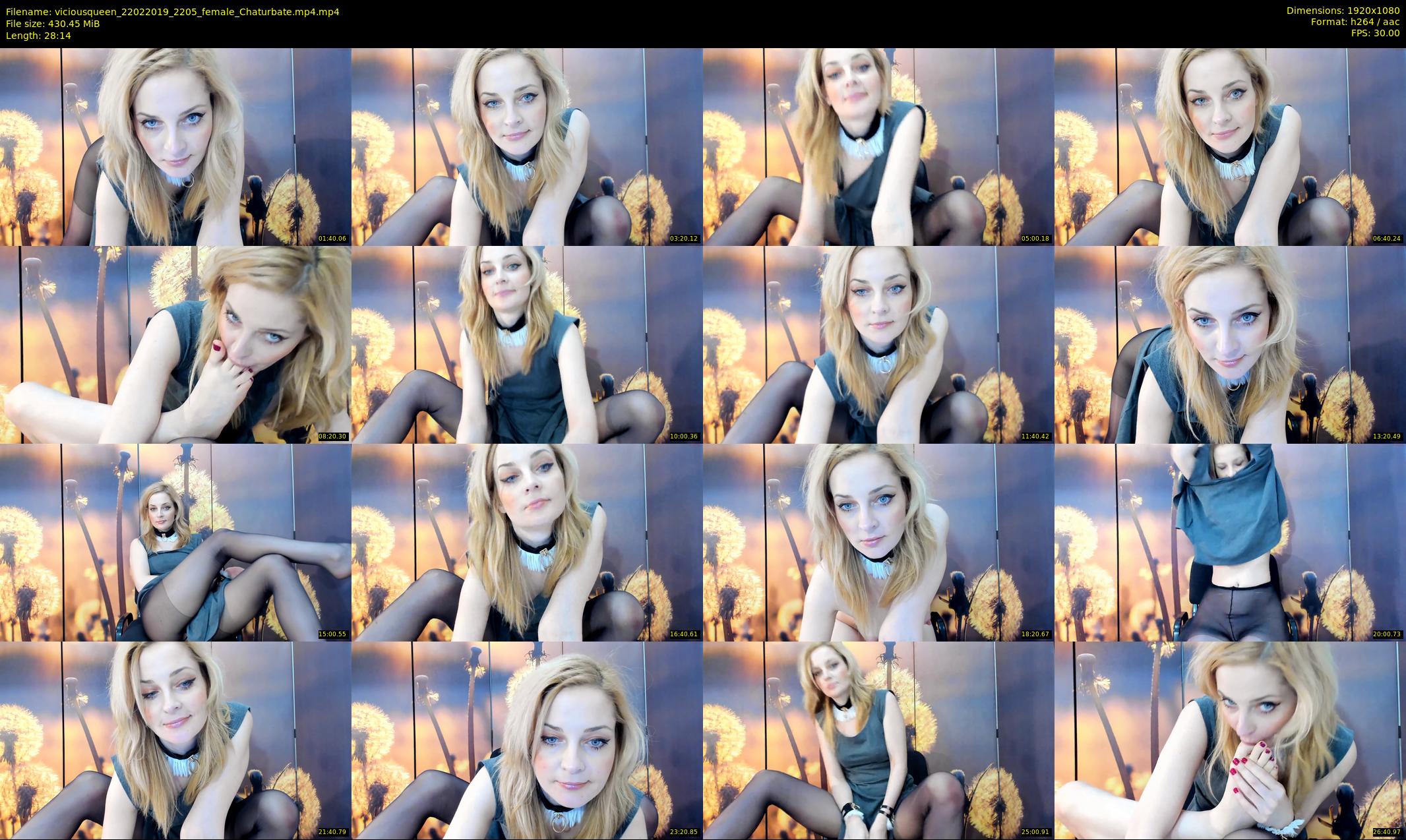 viciousqueen — 29 minute Chaturbate female cam show recording, 1080p, Feb 22, 2019