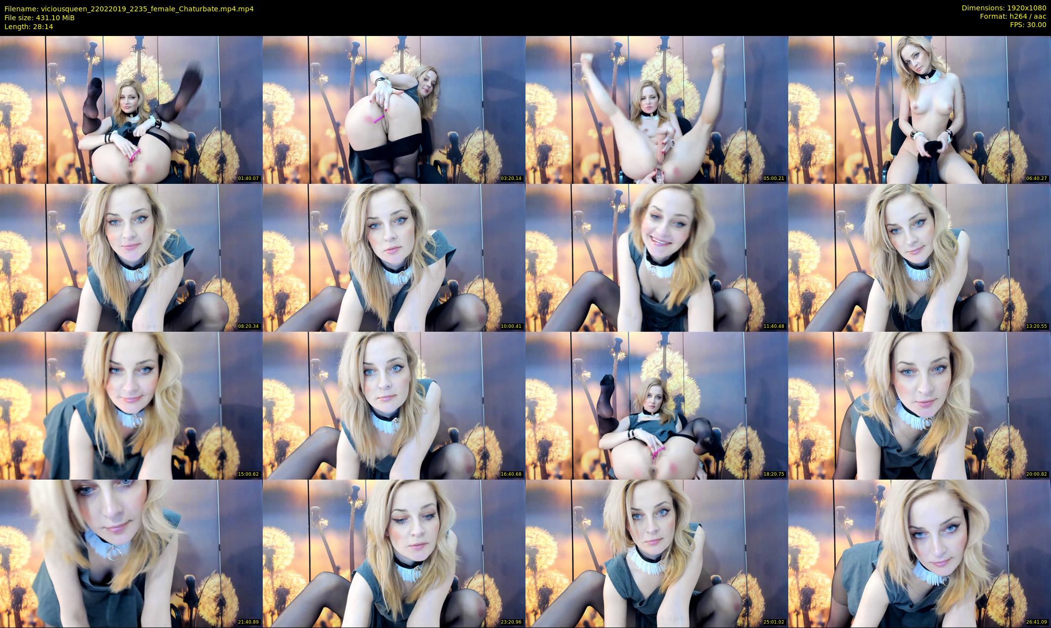 viciousqueen — 29 minute Chaturbate female cam show recording, 1080p, Feb 22, 2019