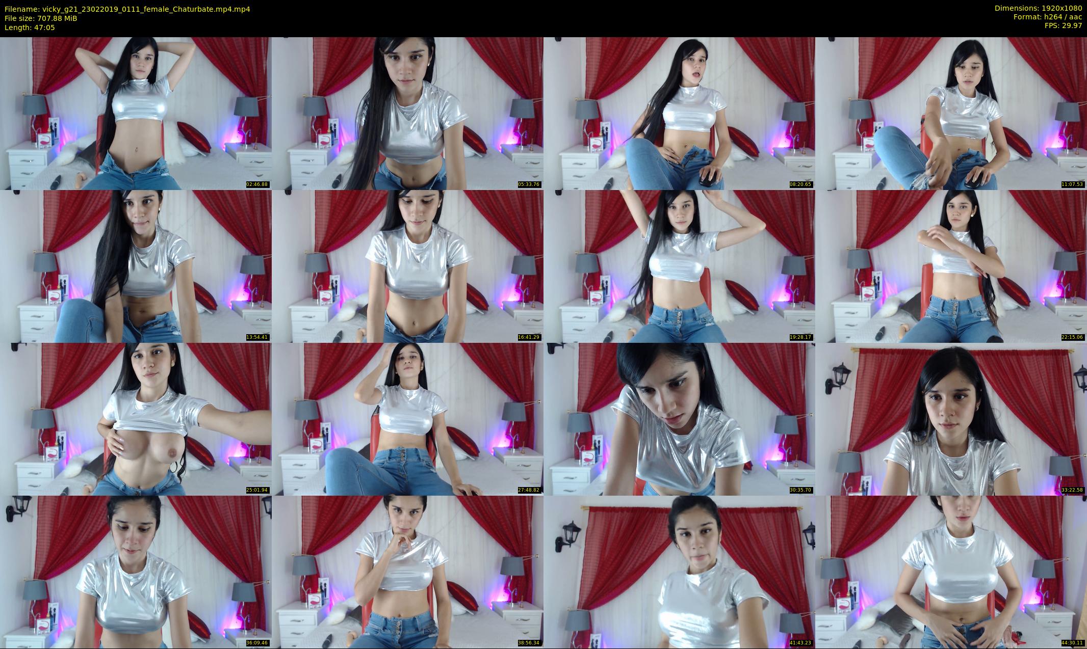 vicky_g21 — 48 minute Chaturbate female cam show recording, 1080p, Feb 23, 2019