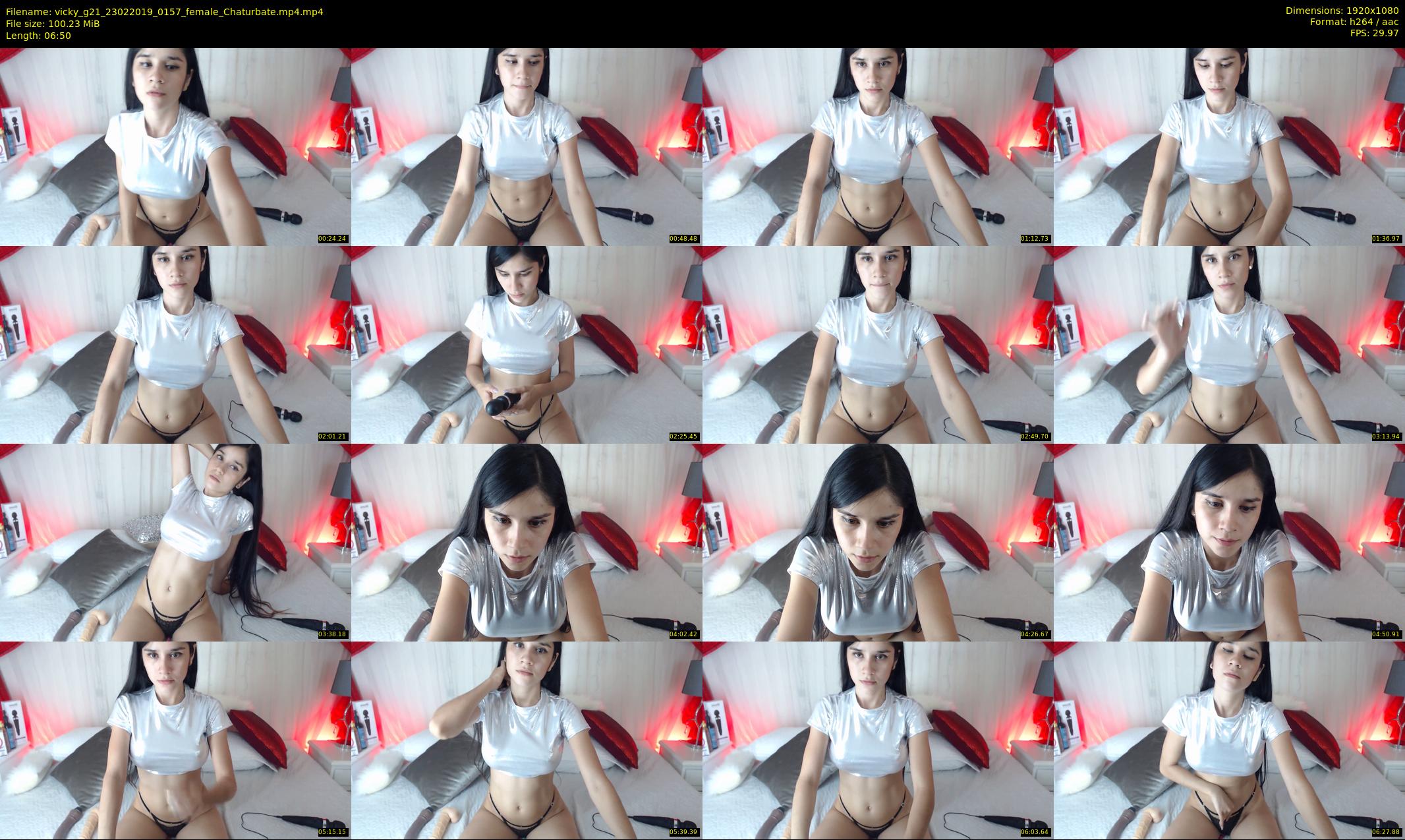 vicky_g21 — 7 minute Chaturbate female cam show recording, 1080p, Feb 23, 2019