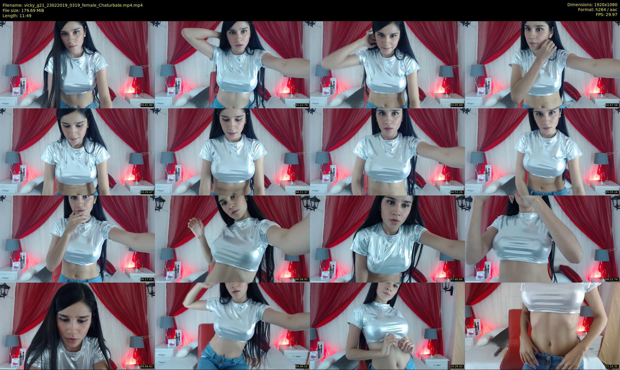 vicky_g21 — 12 minute Chaturbate female cam show recording, 1080p, Feb 23, 2019