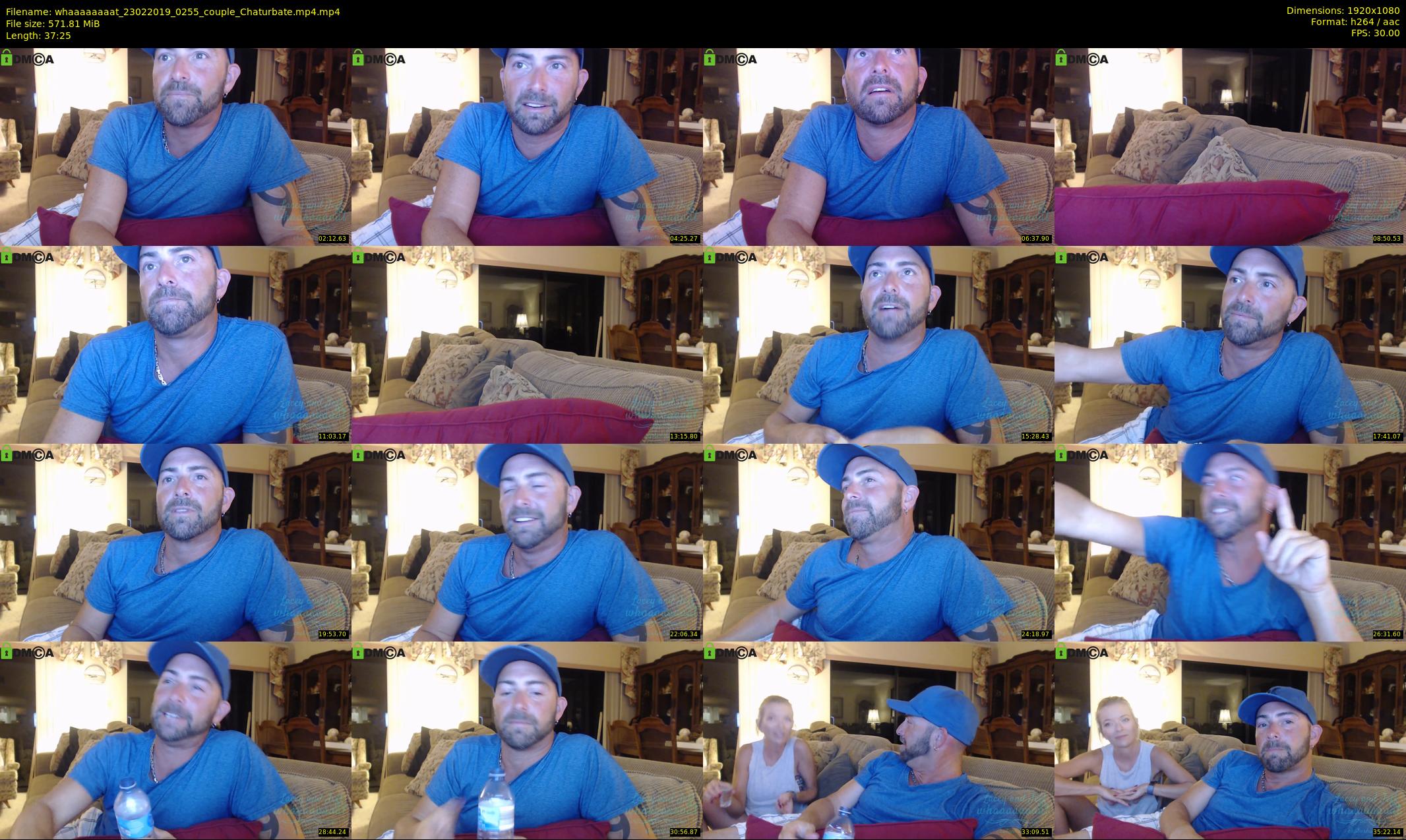 whaaaaaaaat — 38 minute Chaturbate couple cam show recording, 1080p, Feb 23, 2019