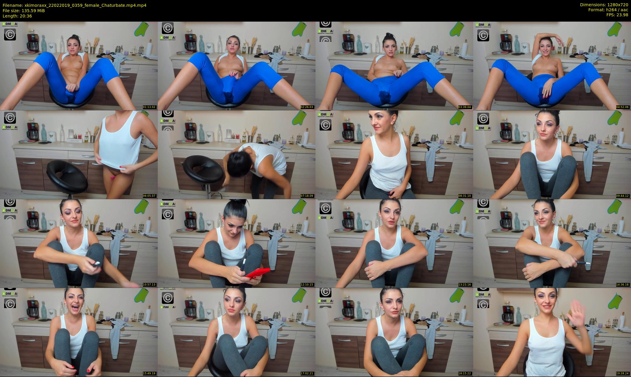 xkimoraxx — 21 minute Chaturbate female cam show recording, 720p, Feb 22, 2019