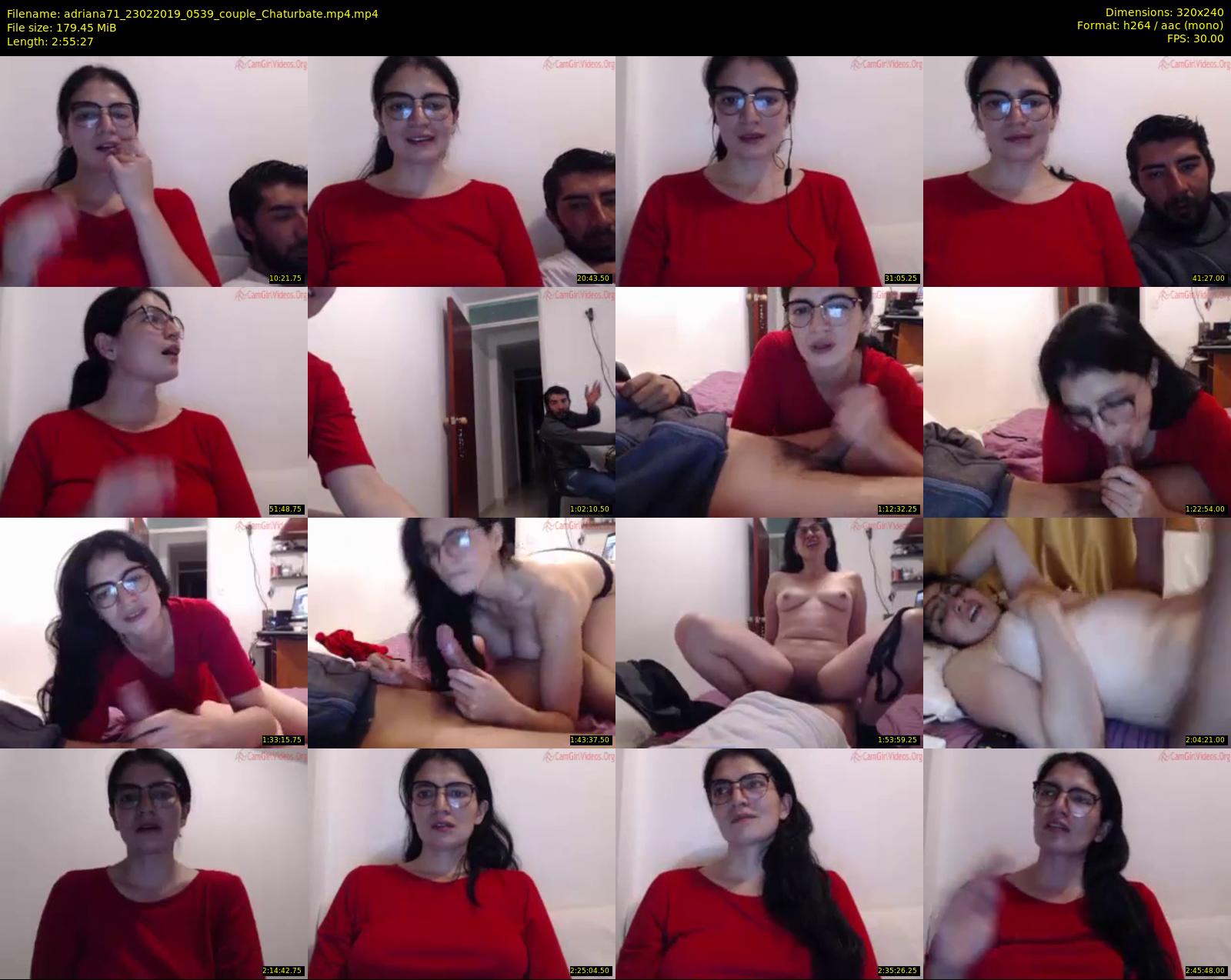 adriana71 — 176 minute Chaturbate couple cam show recording, SD, Feb 23, 2019