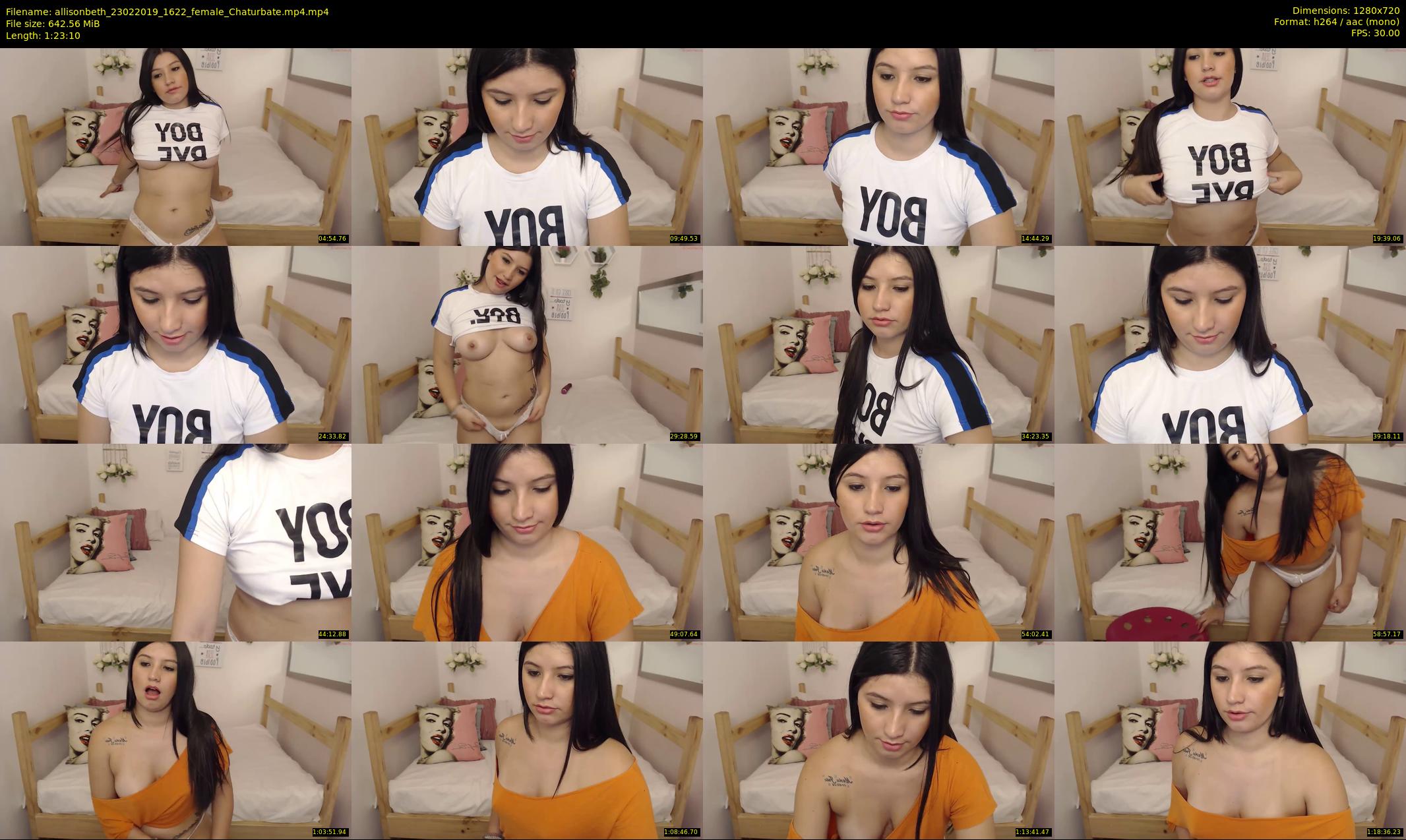 allisonbeth — 84 minute Chaturbate female cam show recording, 720p, Feb 23, 2019