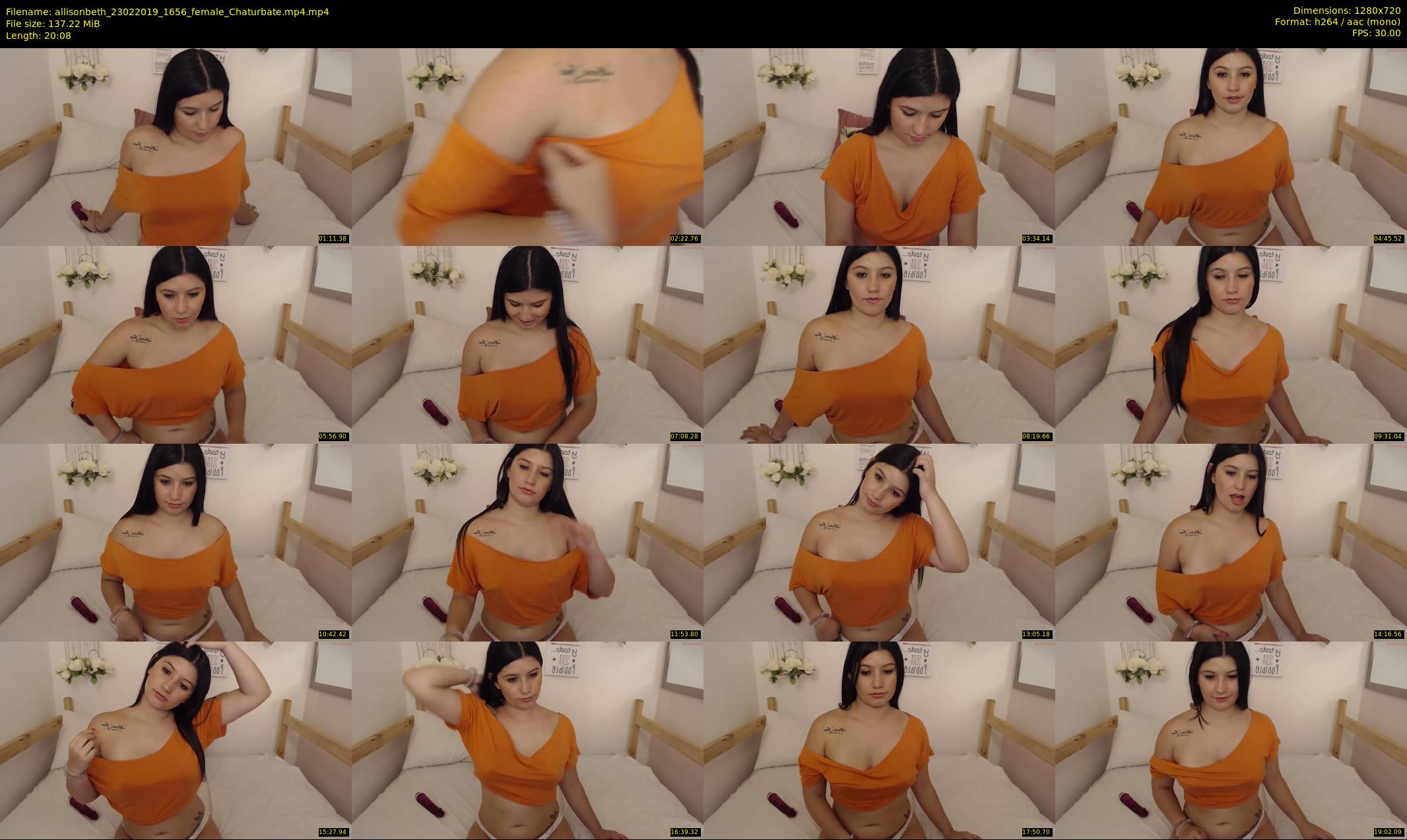 allisonbeth — 21 minute Chaturbate female cam show recording, 720p, Feb 23, 2019