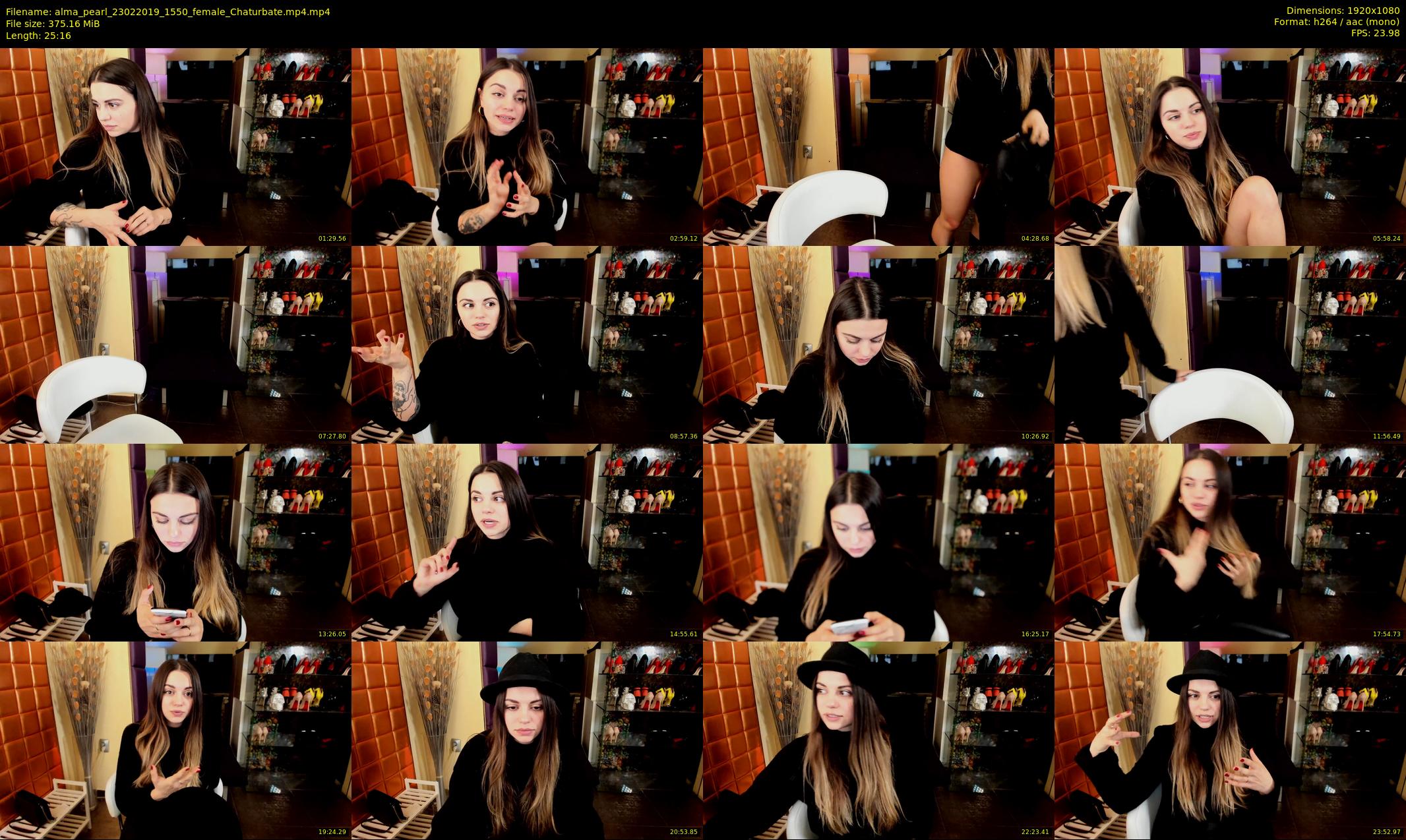 alma_pearl — 26 minute Chaturbate female cam show recording, 1080p, Feb 23, 2019