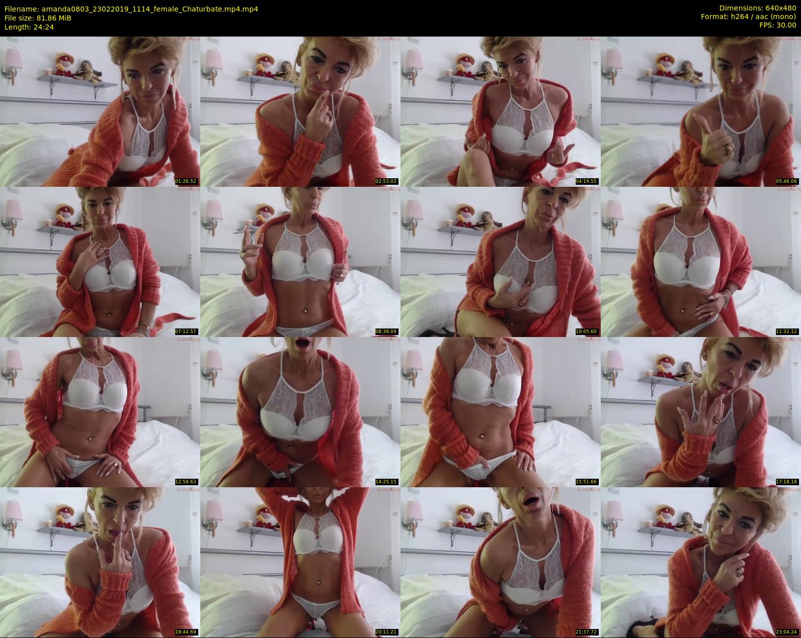 amanda0803 — 25 minute Chaturbate female cam show recording, 480p, Feb 23, 2019