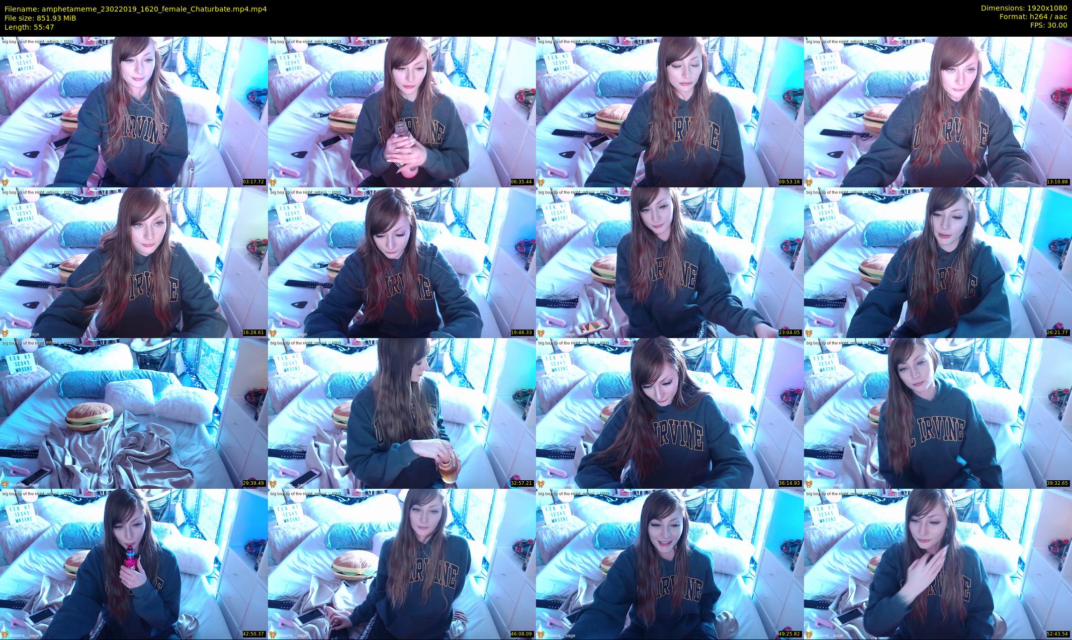amphetameme — 56 minute Chaturbate female cam show recording, 1080p, Feb 23, 2019