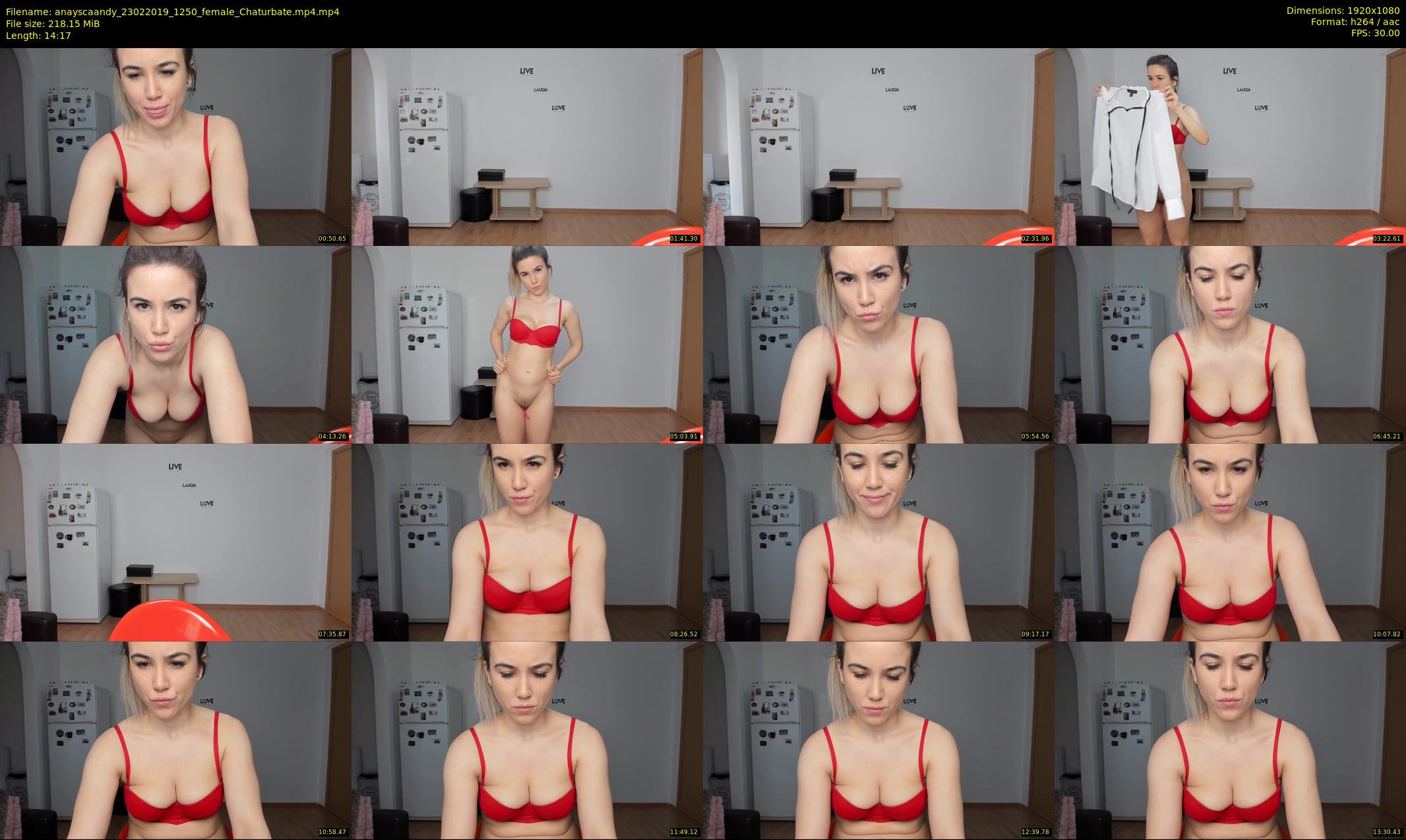 anayscaandy — 15 minute Chaturbate female cam show recording, 1080p, Feb 23, 2019