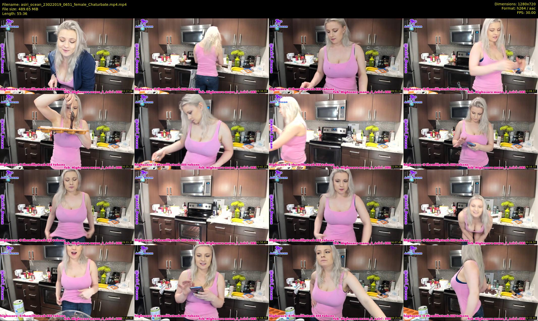 asiri_ocean — 56 minute Chaturbate female cam show recording, 720p, Feb 23, 2019