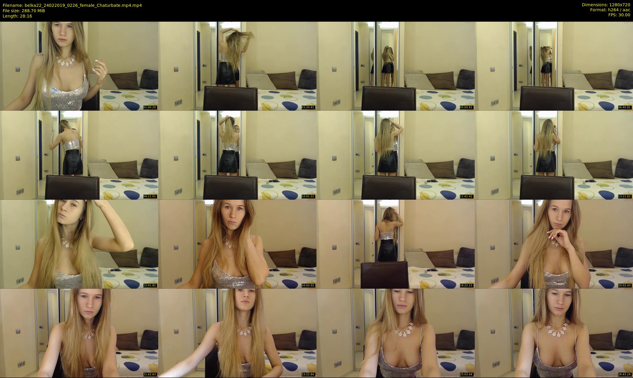 belka22 — 29 minute Chaturbate female cam show recording, 720p, Feb 24, 2019