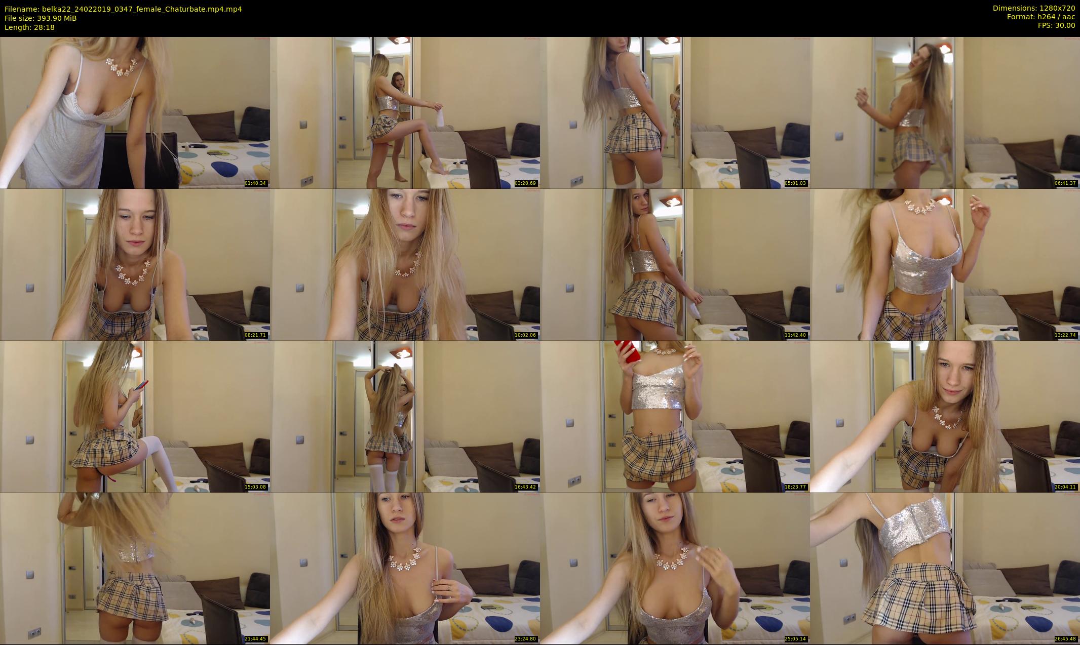 belka22 — 29 minute Chaturbate female cam show recording, 720p, Feb 24, 2019