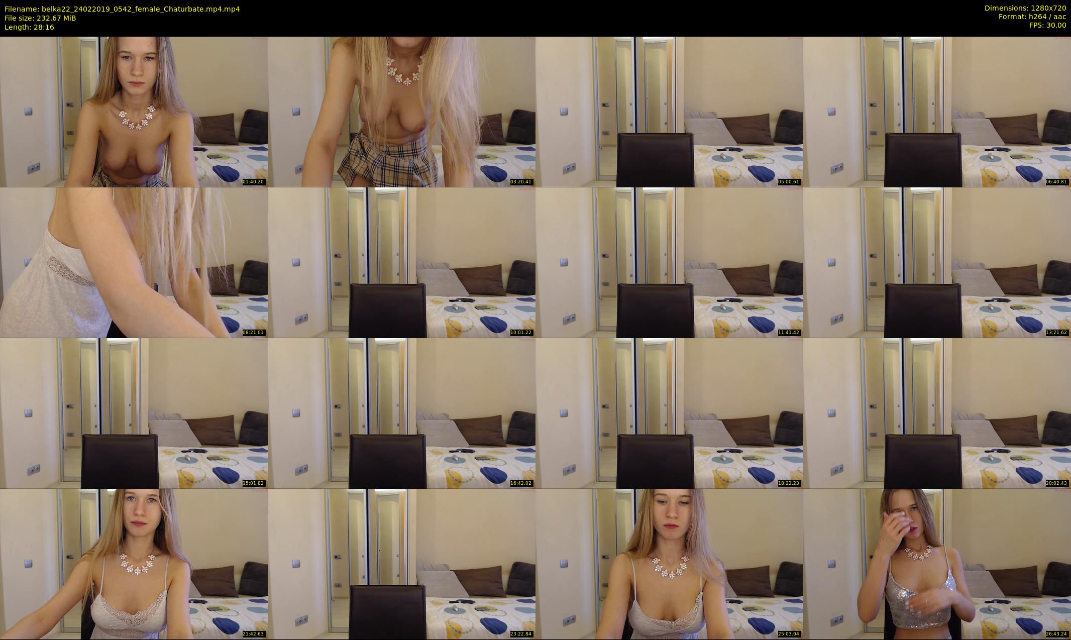 belka22 — 29 minute Chaturbate female cam show recording, 720p, Feb 24, 2019