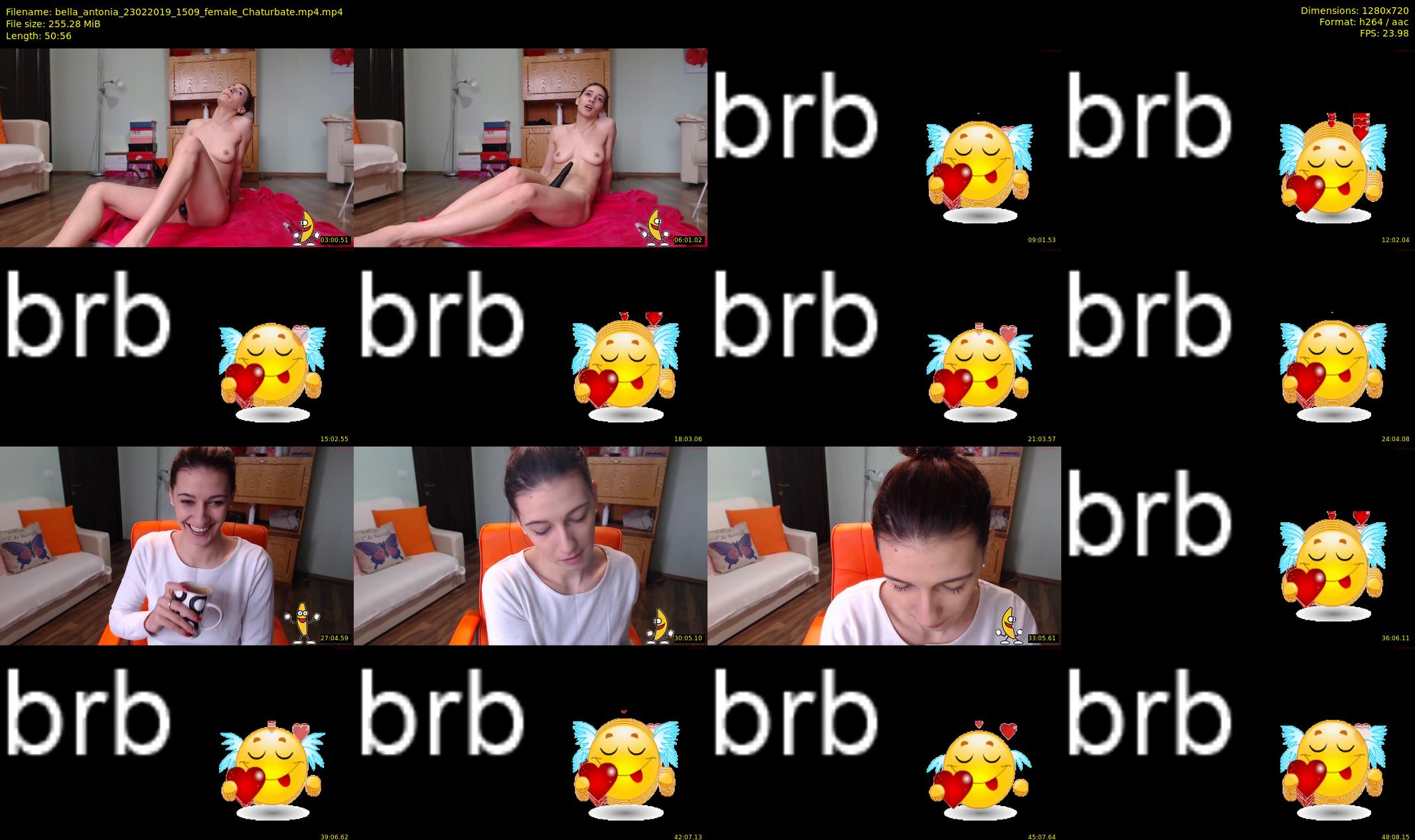 bella_antonia — 51 minute Chaturbate female cam show recording, 720p, Feb 23, 2019