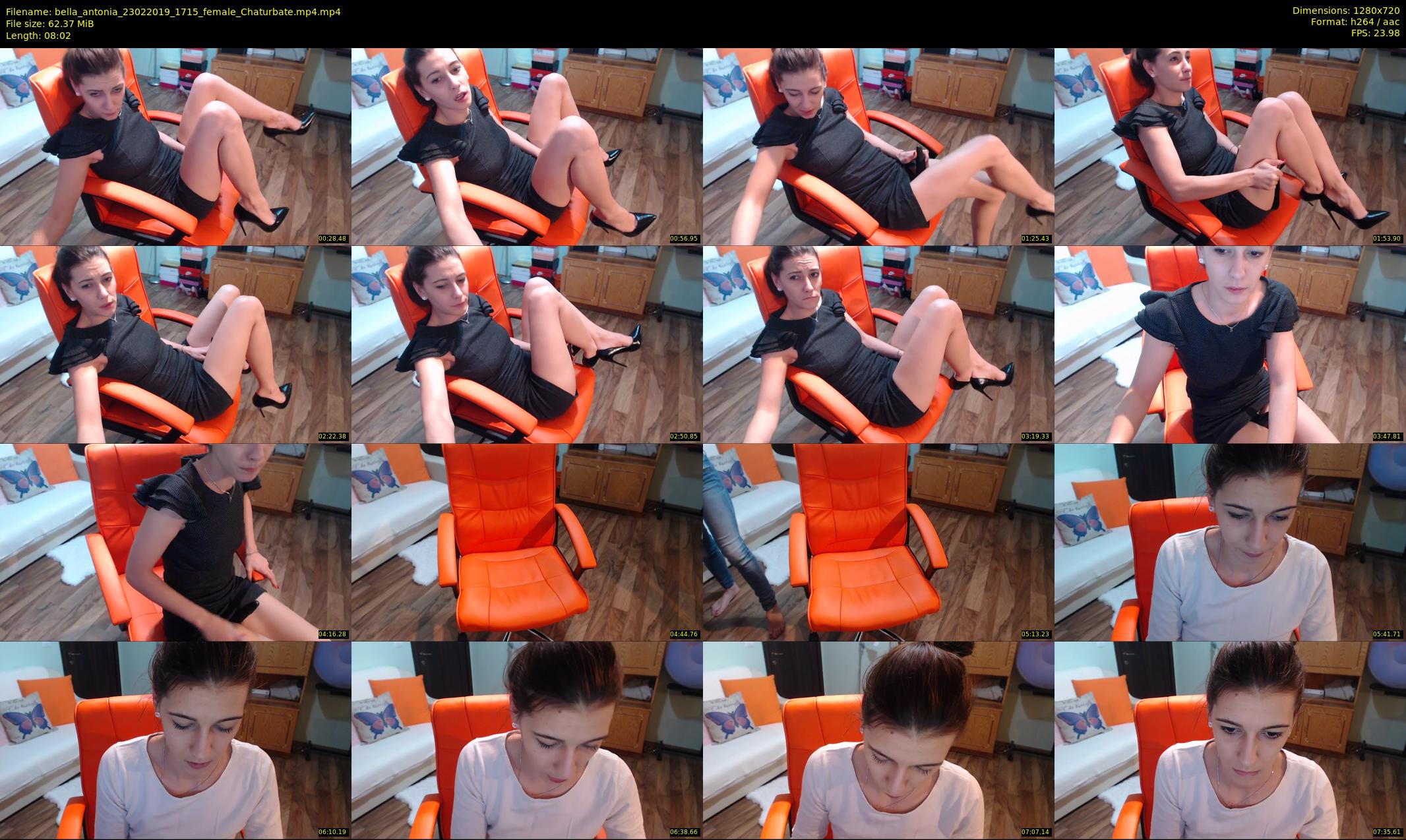 bella_antonia — 9 minute Chaturbate female cam show recording, 720p, Feb 23, 2019