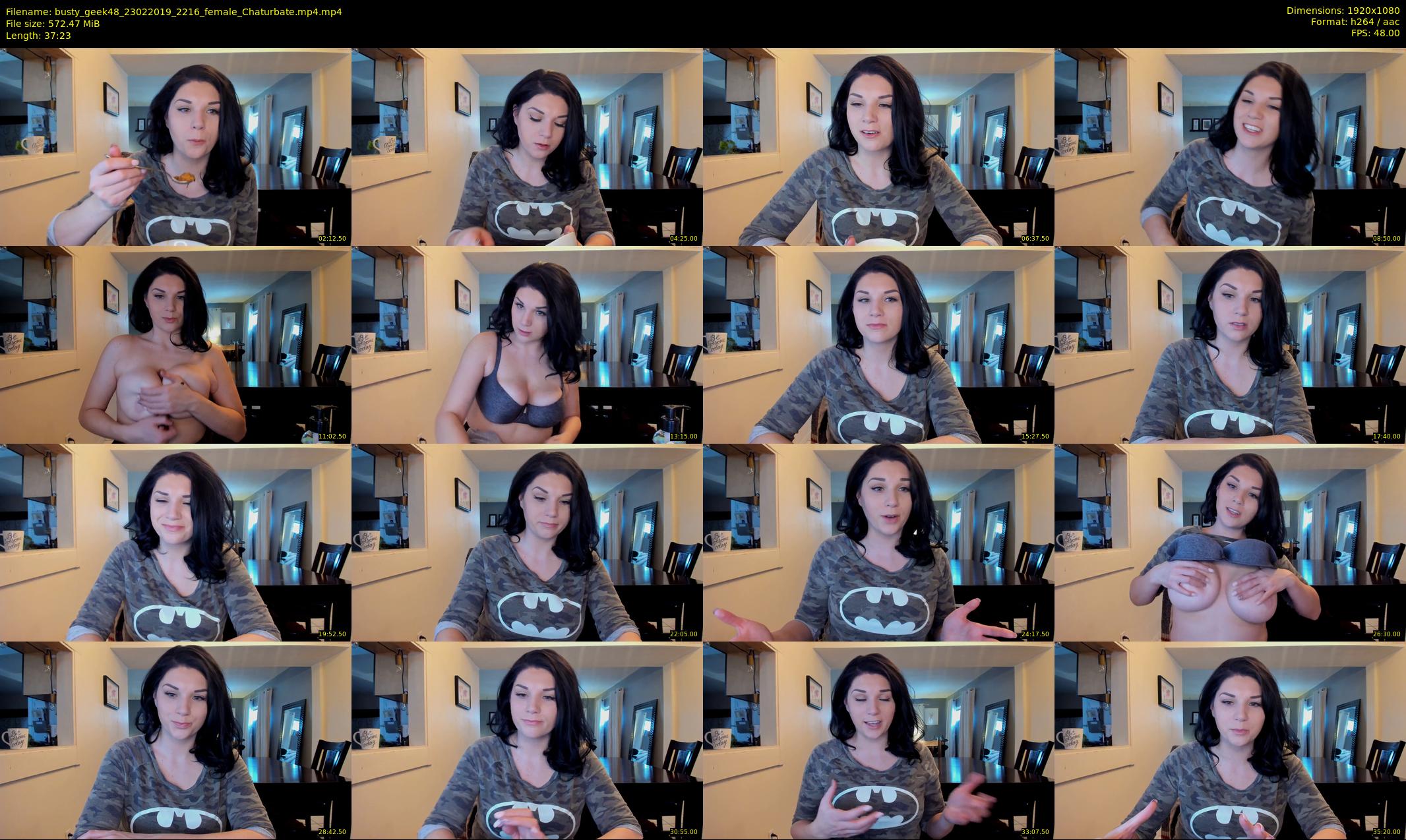 busty_geek48 — 38 minute Chaturbate female cam show recording, 1080p, Feb 23, 2019