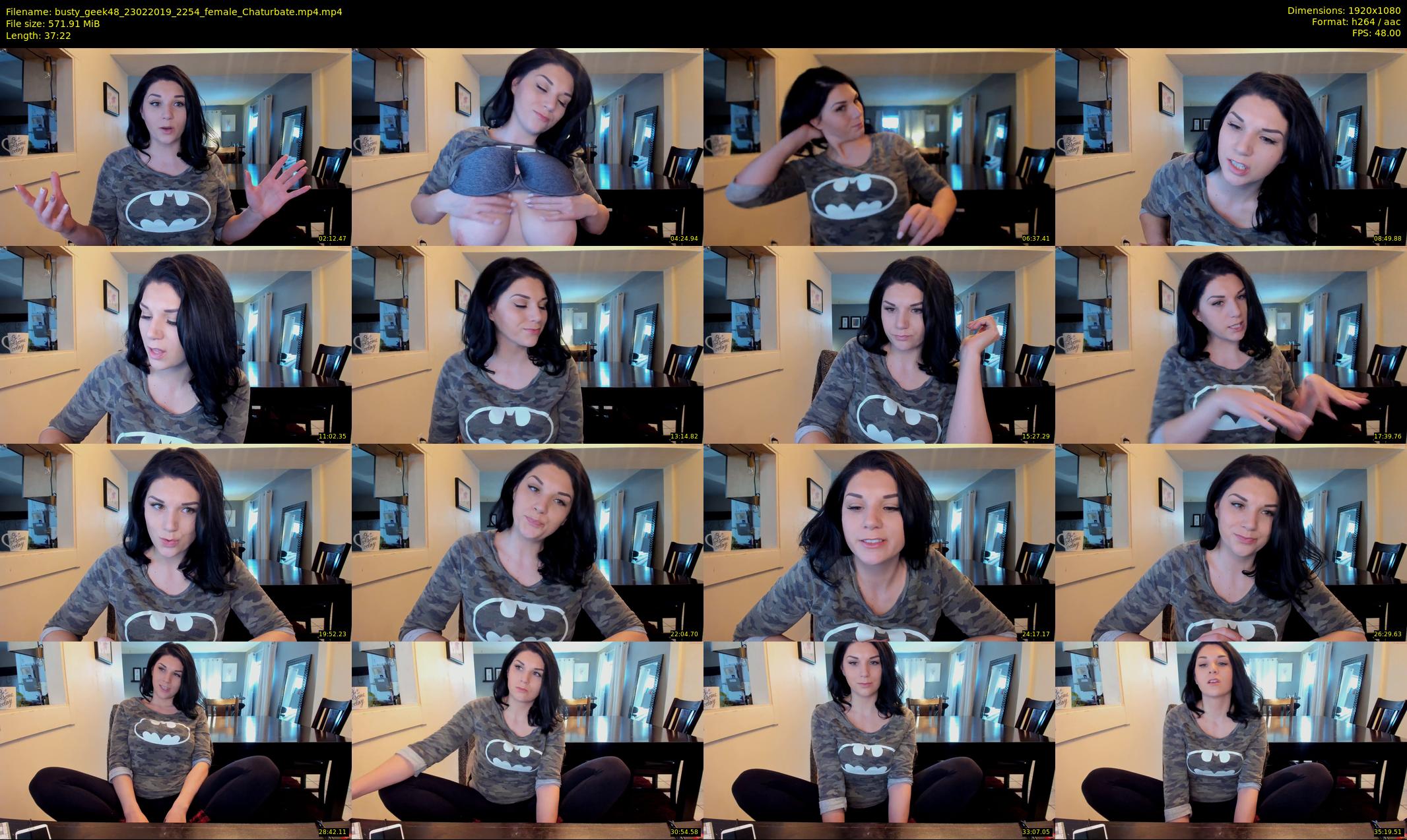 busty_geek48 — 38 minute Chaturbate female cam show recording, 1080p, Feb 23, 2019
