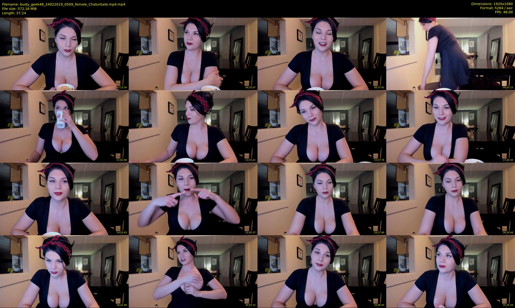 busty_geek48 — 38 minute Chaturbate female cam show recording, 1080p, Feb 24, 2019