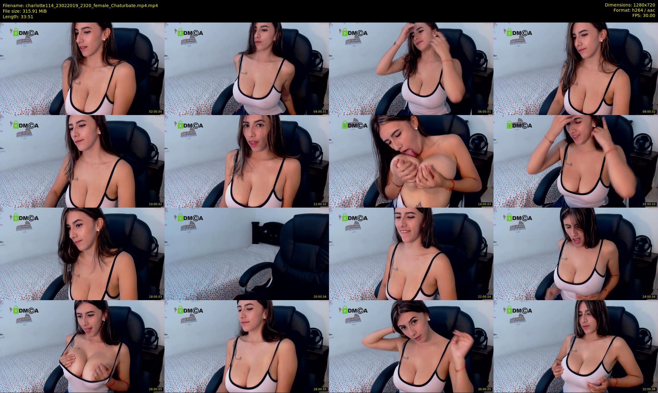 charlotte114 — 34 minute Chaturbate female cam show recording, 720p, Feb 23, 2019