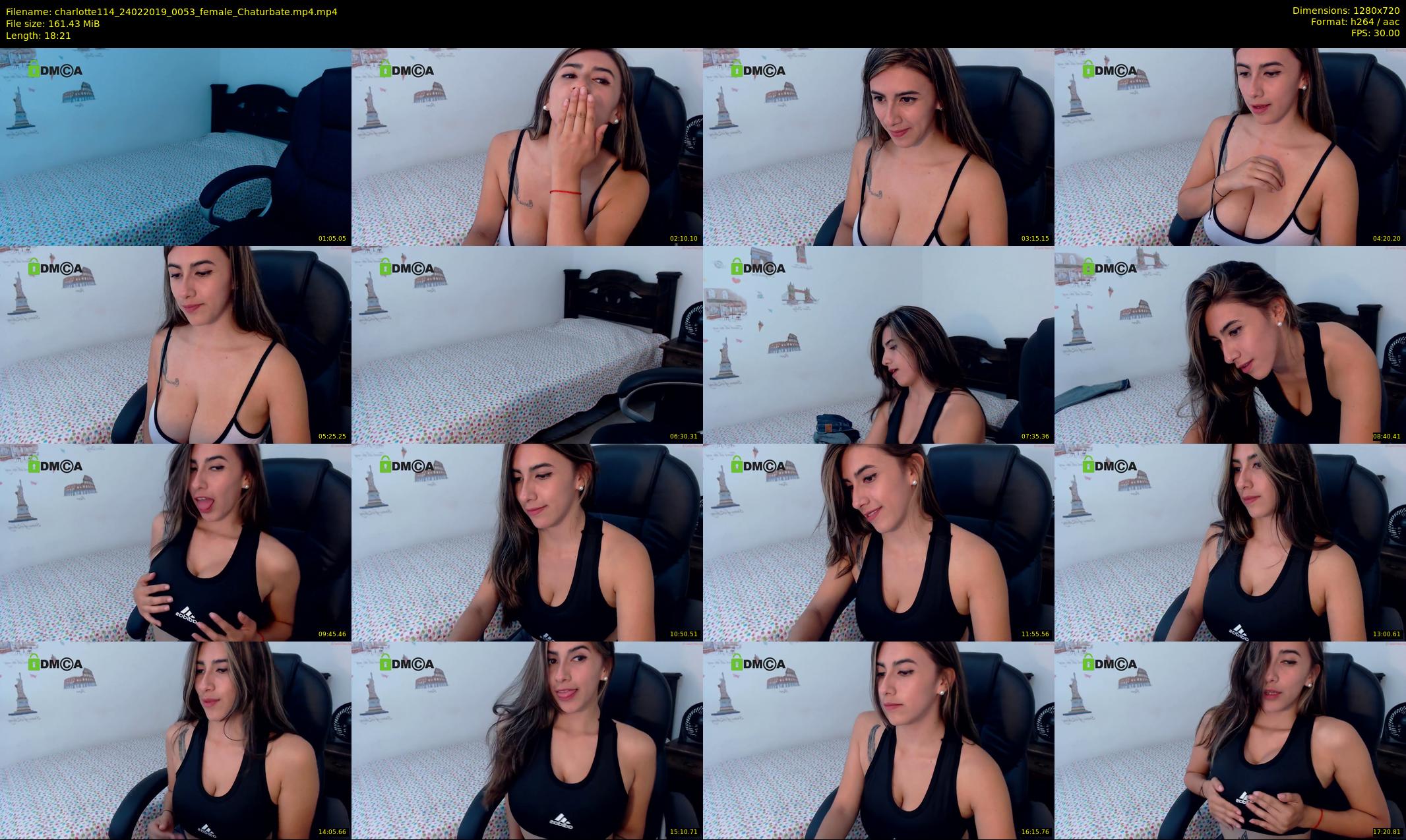 charlotte114 — 19 minute Chaturbate female cam show recording, 720p, Feb 24, 2019