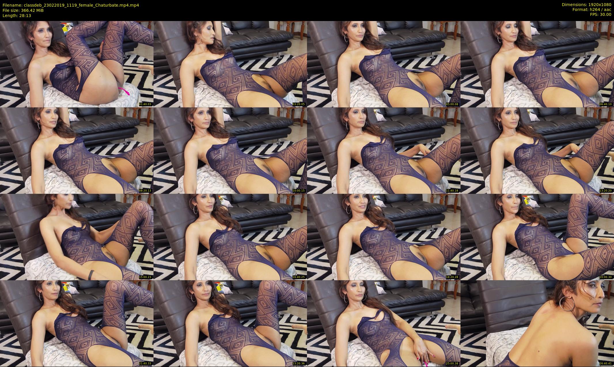 classdeb — 29 minute Chaturbate female cam show recording, 1080p, Feb 23, 2019
