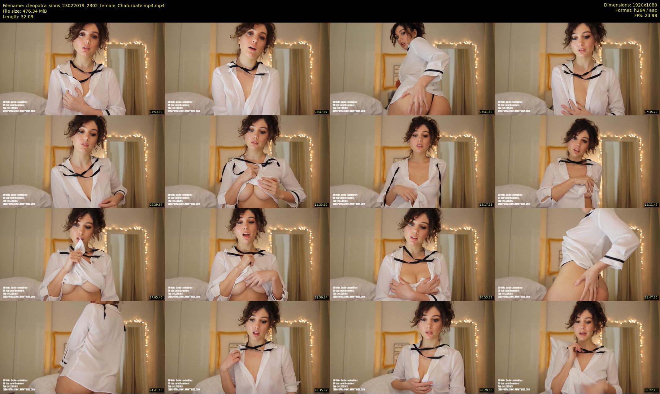 cleopatra_sinns — 33 minute Chaturbate female cam show recording, 1080p, Feb 23, 2019