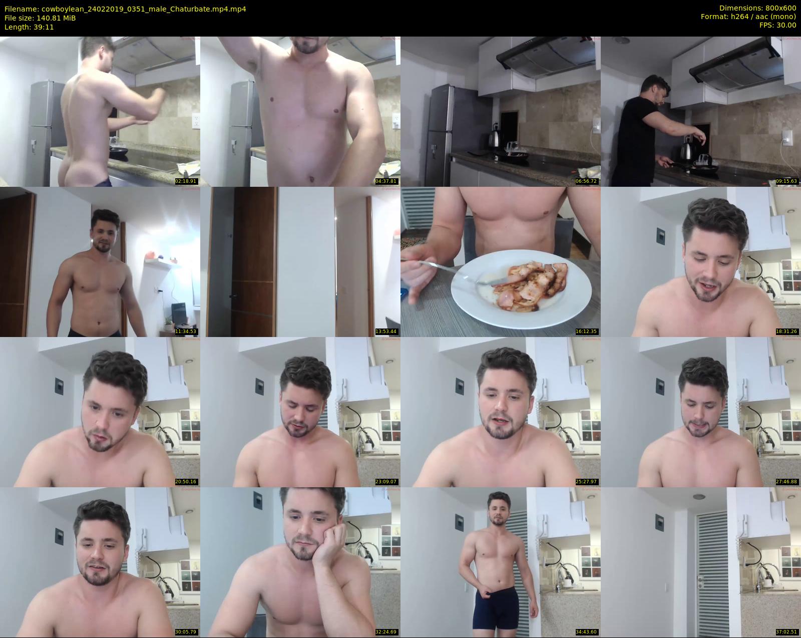 cowboylean — 40 minute Chaturbate male cam show recording, 480p, Feb 24, 2019