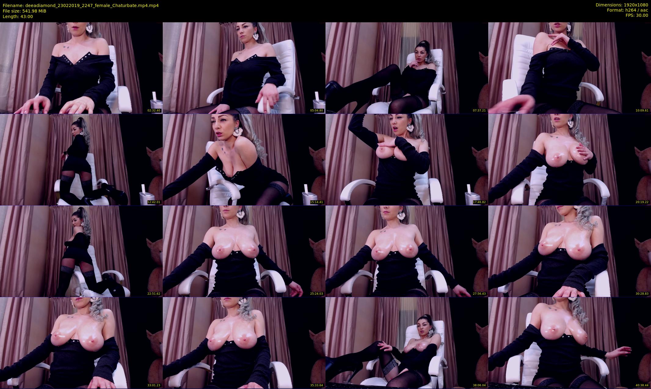 deeadiamond — 43 minute Chaturbate female cam show recording, 1080p, Feb 23, 2019