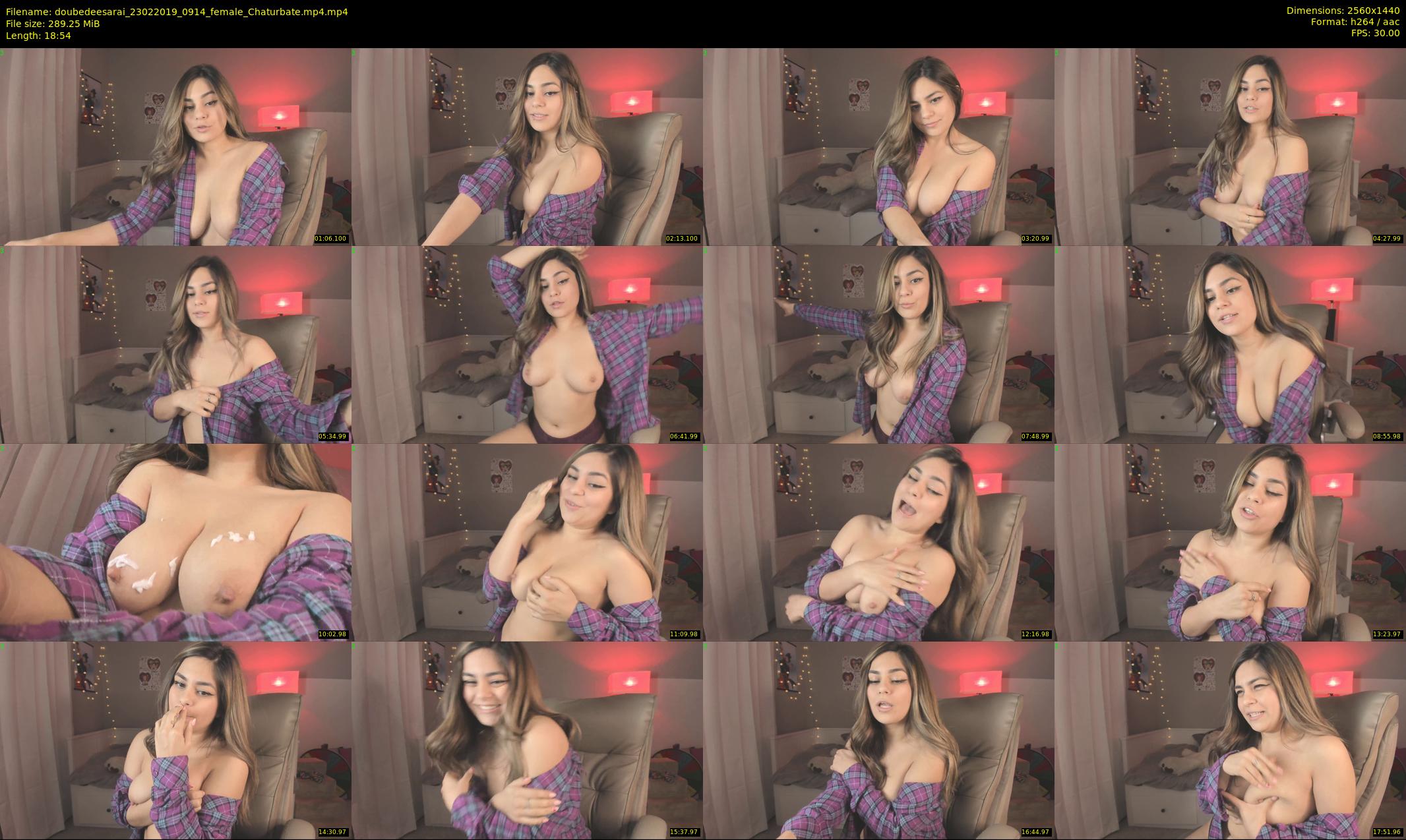 doubedeesarai — 19 minute Chaturbate female cam show recording, 1080p, Feb 23, 2019