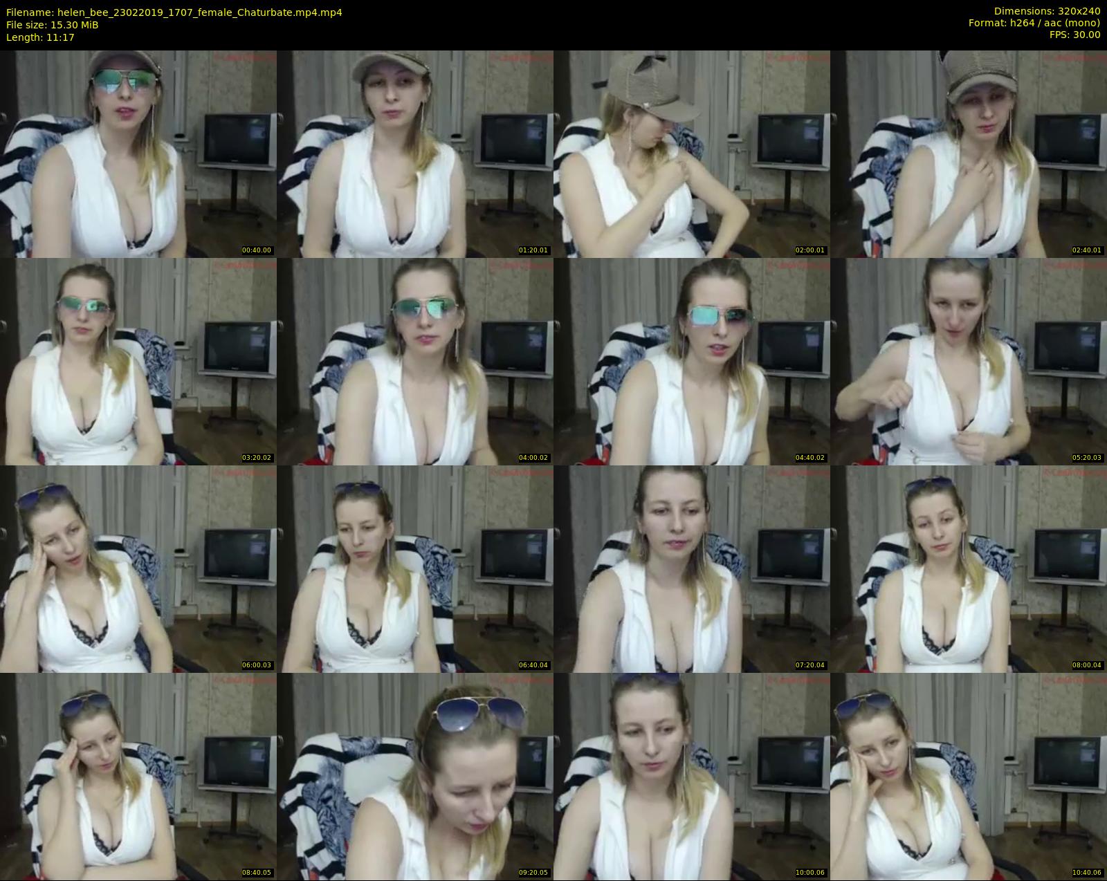helen_bee — 12 minute Chaturbate female cam show recording, SD, Feb 23, 2019