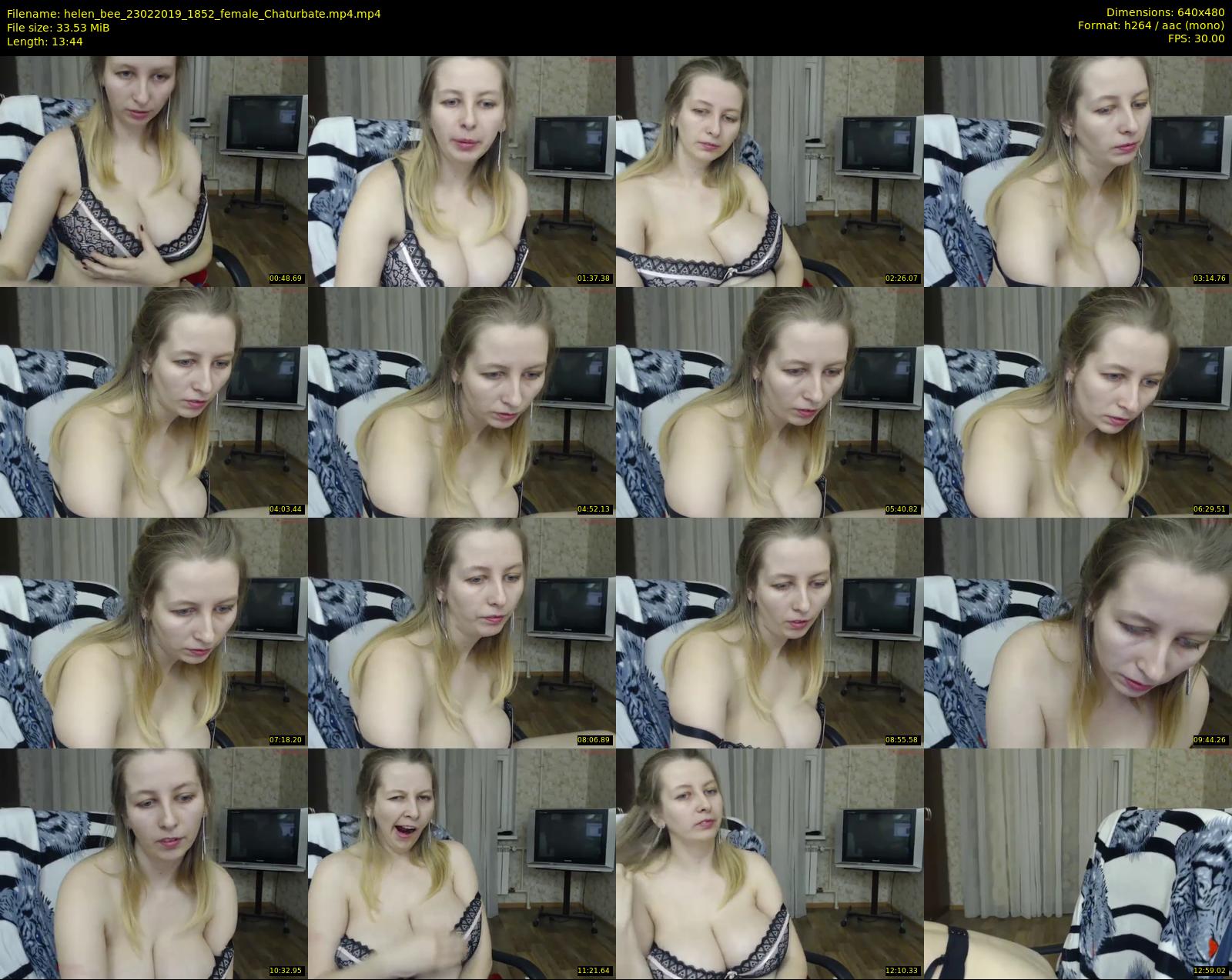 helen_bee — 14 minute Chaturbate female cam show recording, 480p, Feb 23, 2019