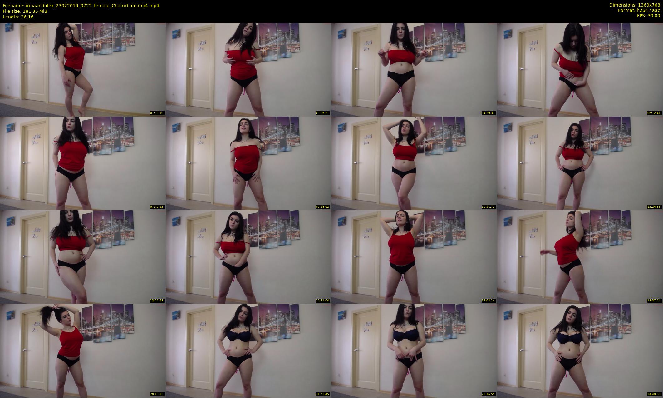 irinaandalex — 27 minute Chaturbate couple cam show recording, 720p, Feb 23, 2019