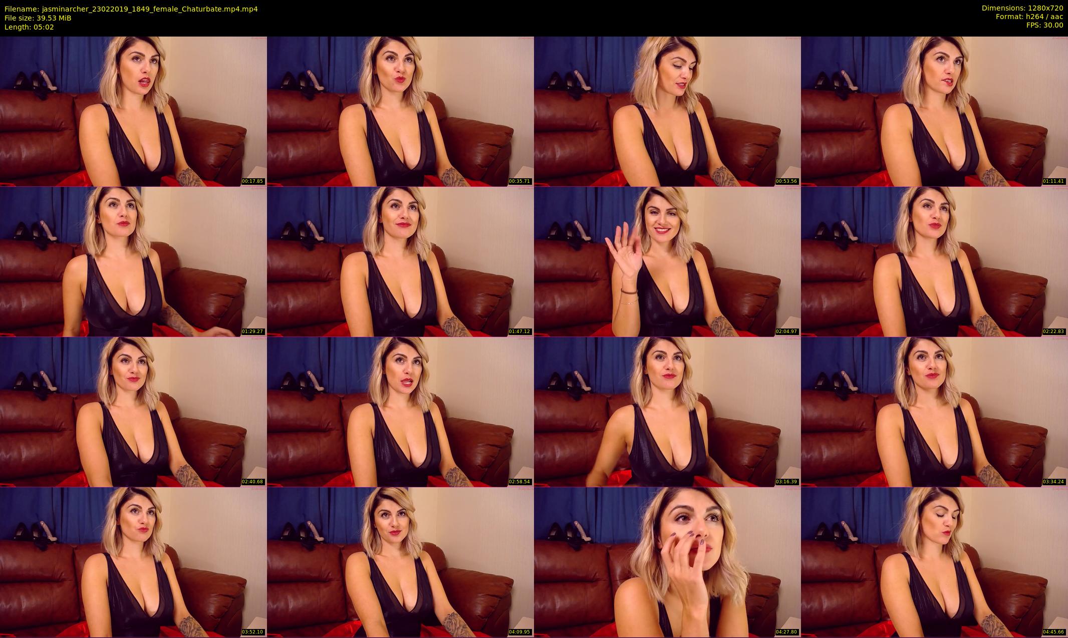 jasminarcher — 6 minute Chaturbate female cam show recording, 720p, Feb 23, 2019