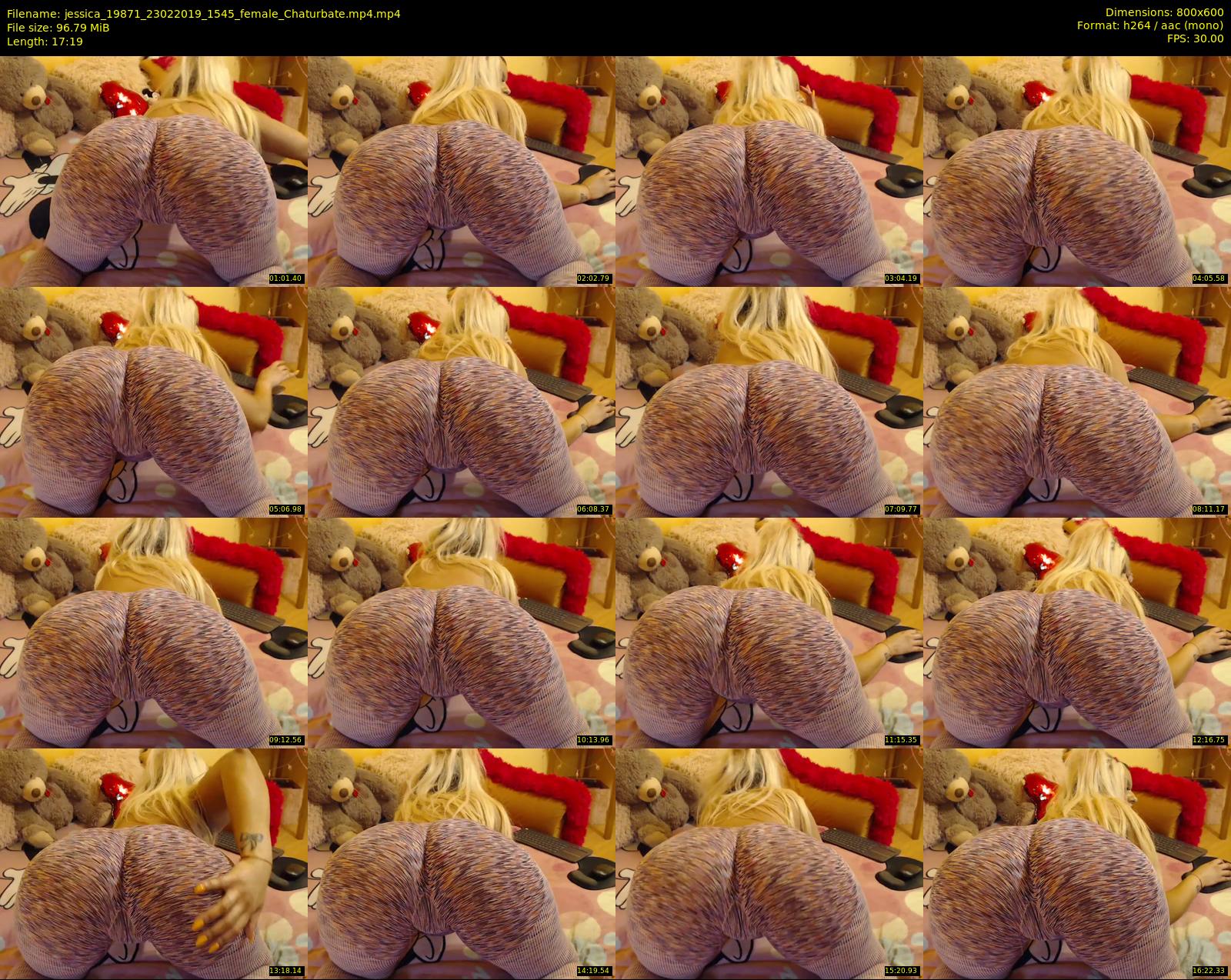 jessica_19871 — 18 minute Chaturbate female cam show recording, 480p, Feb 23, 2019