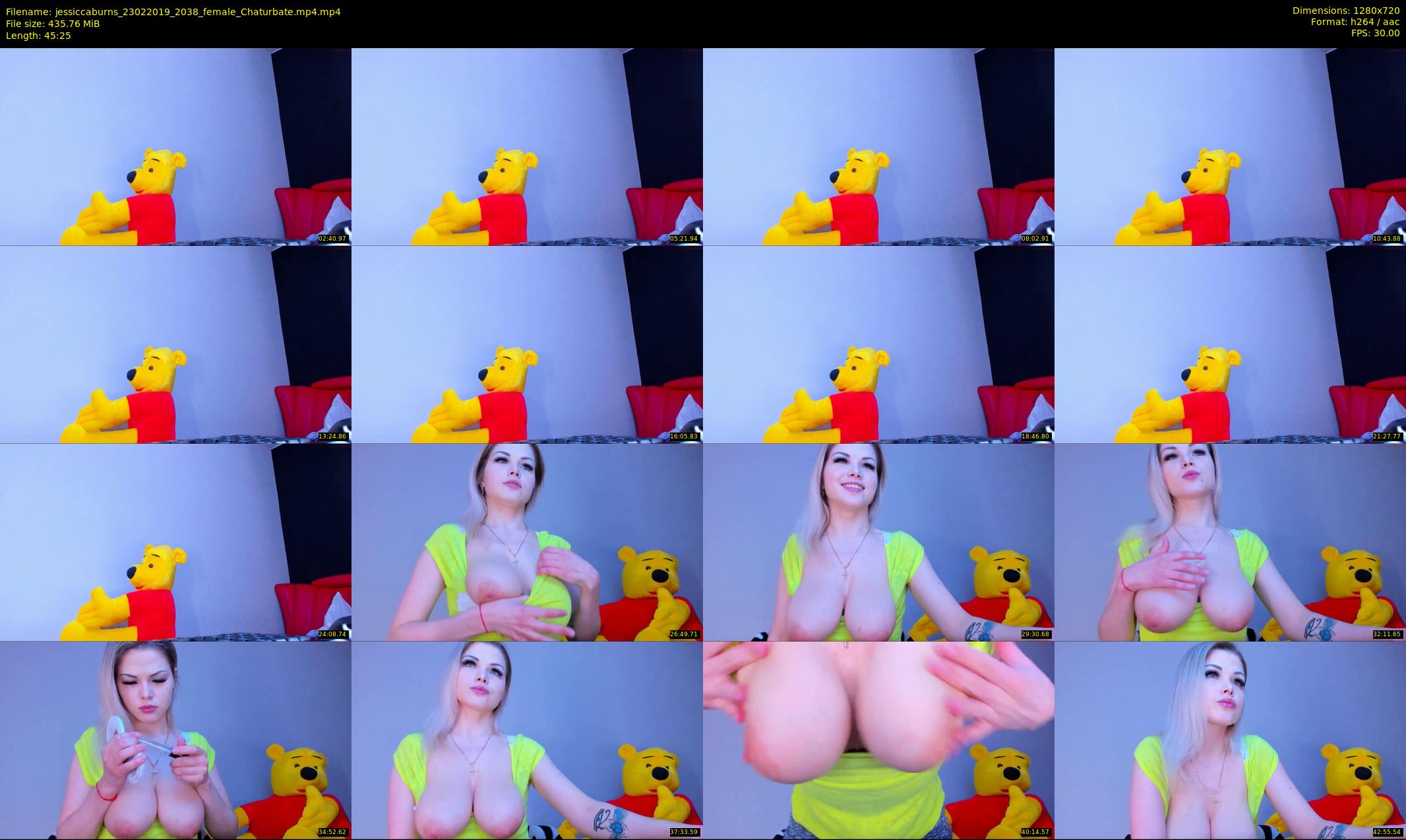 jessiccaburns — 46 minute Chaturbate female cam show recording, 720p, Feb 23, 2019