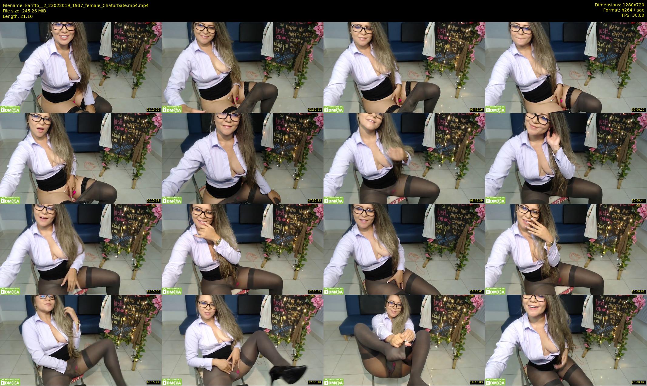 karitto__2 — 22 minute Chaturbate female cam show recording, 720p, Feb 23, 2019