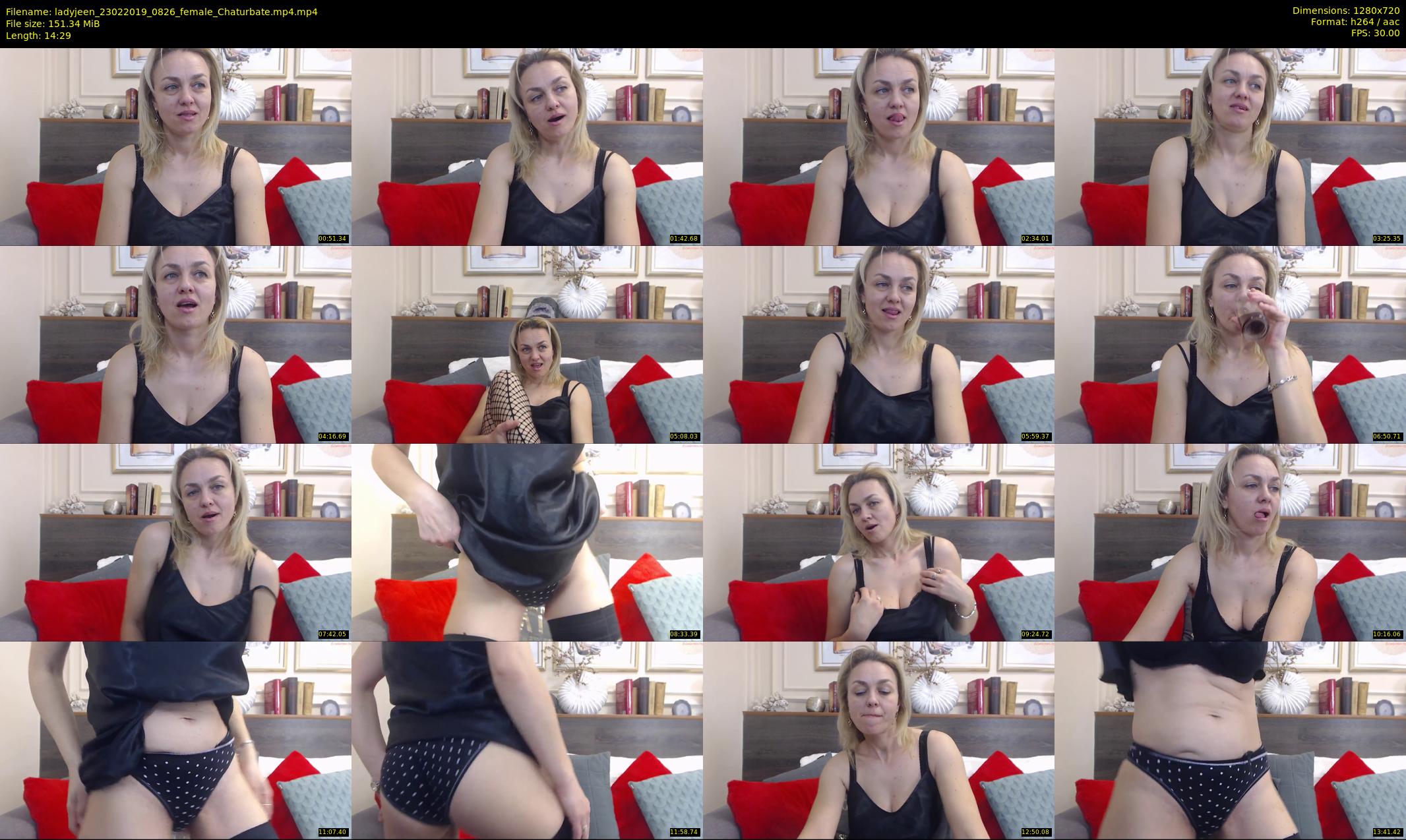 ladyjeen — 15 minute Chaturbate female cam show recording, 720p, Feb 23, 2019