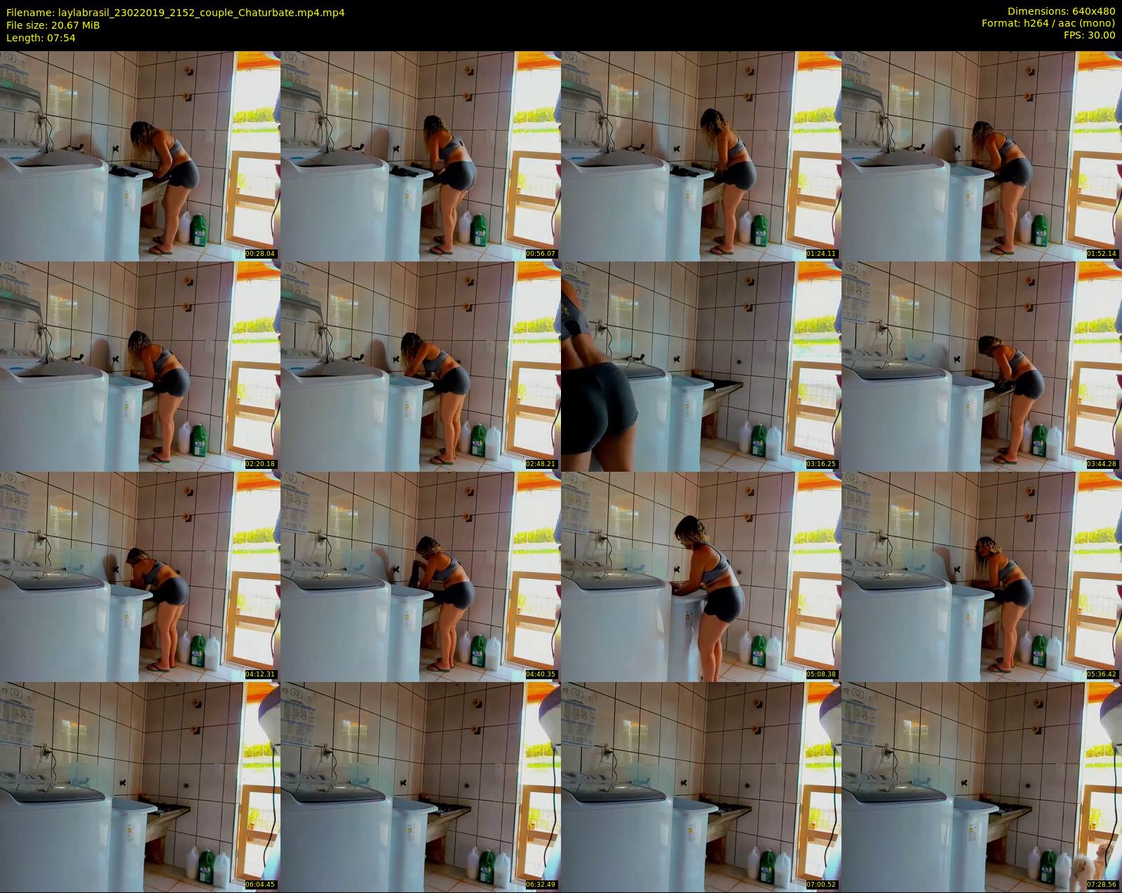 laylabrasil — 8 minute Chaturbate female cam show recording, 480p, Feb 23, 2019